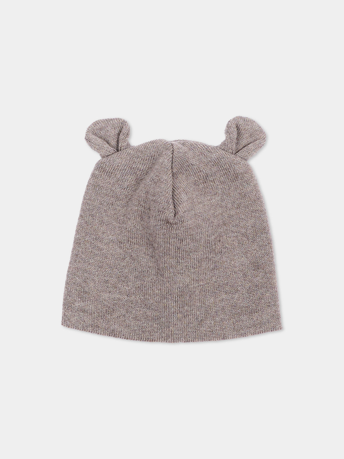 Cappello beige per neonato con orecchie,Little Bear,4103 TORTORA