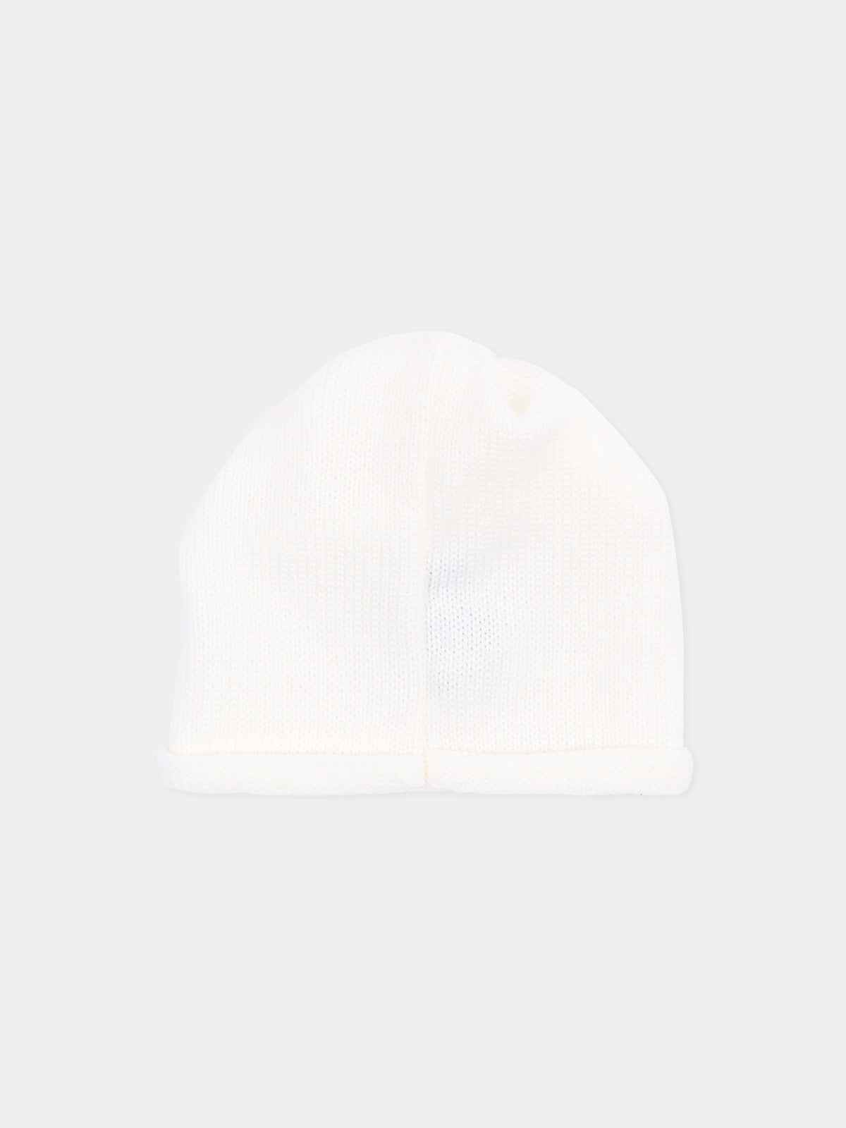 Cappello avorio per neonati in lana,Little Bear,4128 LATTE