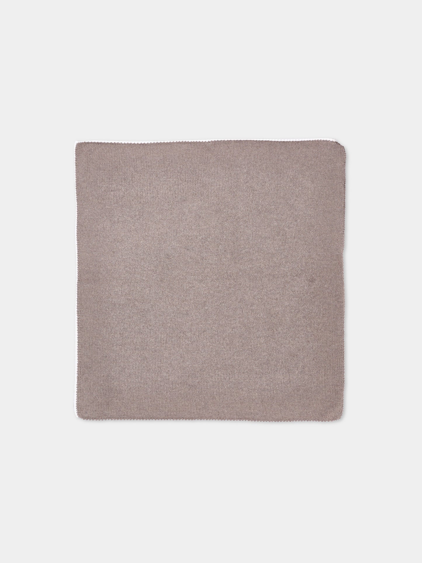 Copertina beige per neonati in maglia,Little Bear,4023 TORTORA/LATTE