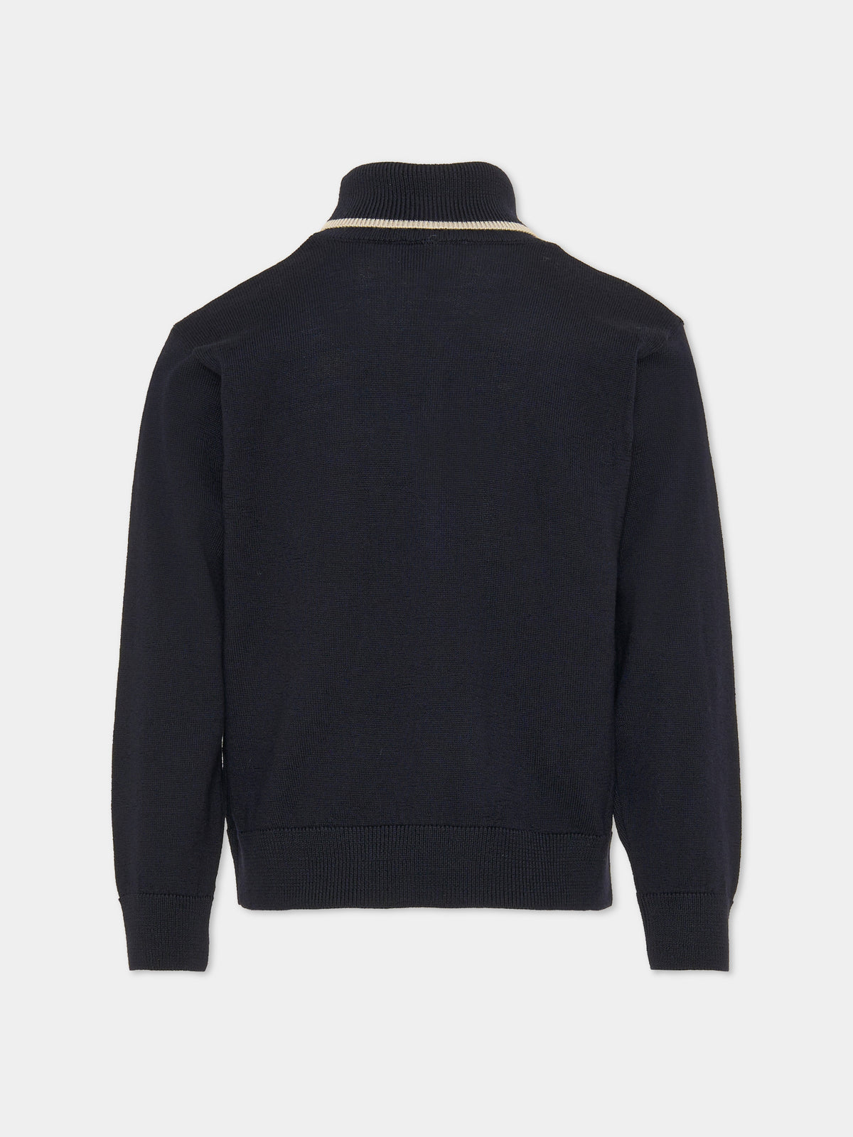 Dolcevita blu per bambino con logo,Fay Kids,FZ9H10 W0012 621BG