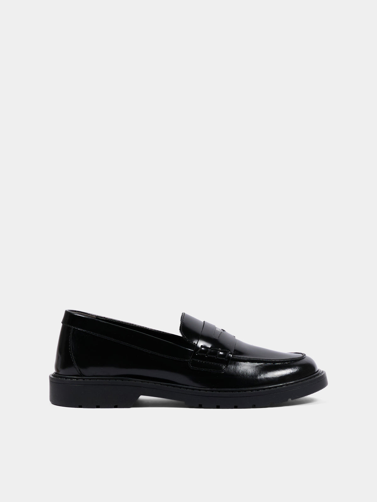 Mocassini neri per bambini,Fendi Kids,JMR593 PJQ F0QA1
