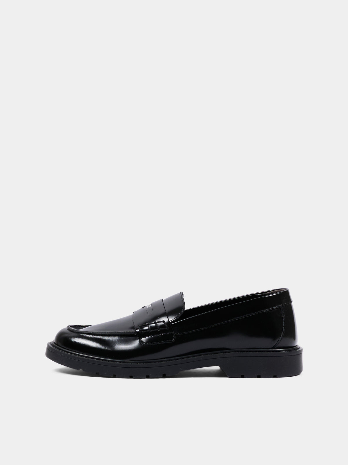 Mocassini neri per bambini,Fendi Kids,JMR593 PJQ F0QA1