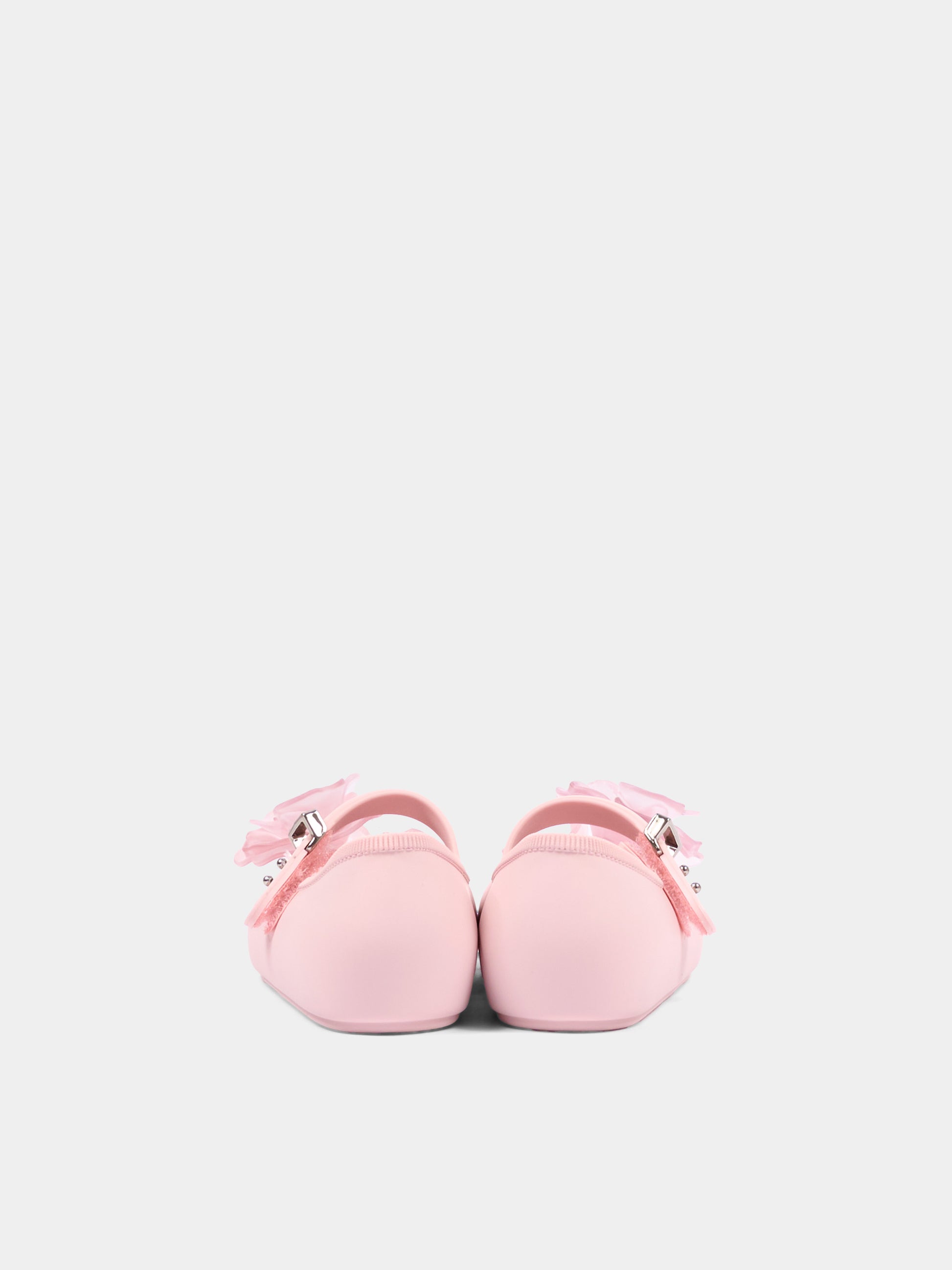 Ballerine rosa per bambina con fiore,Mini Melissa,S-37823-BO980