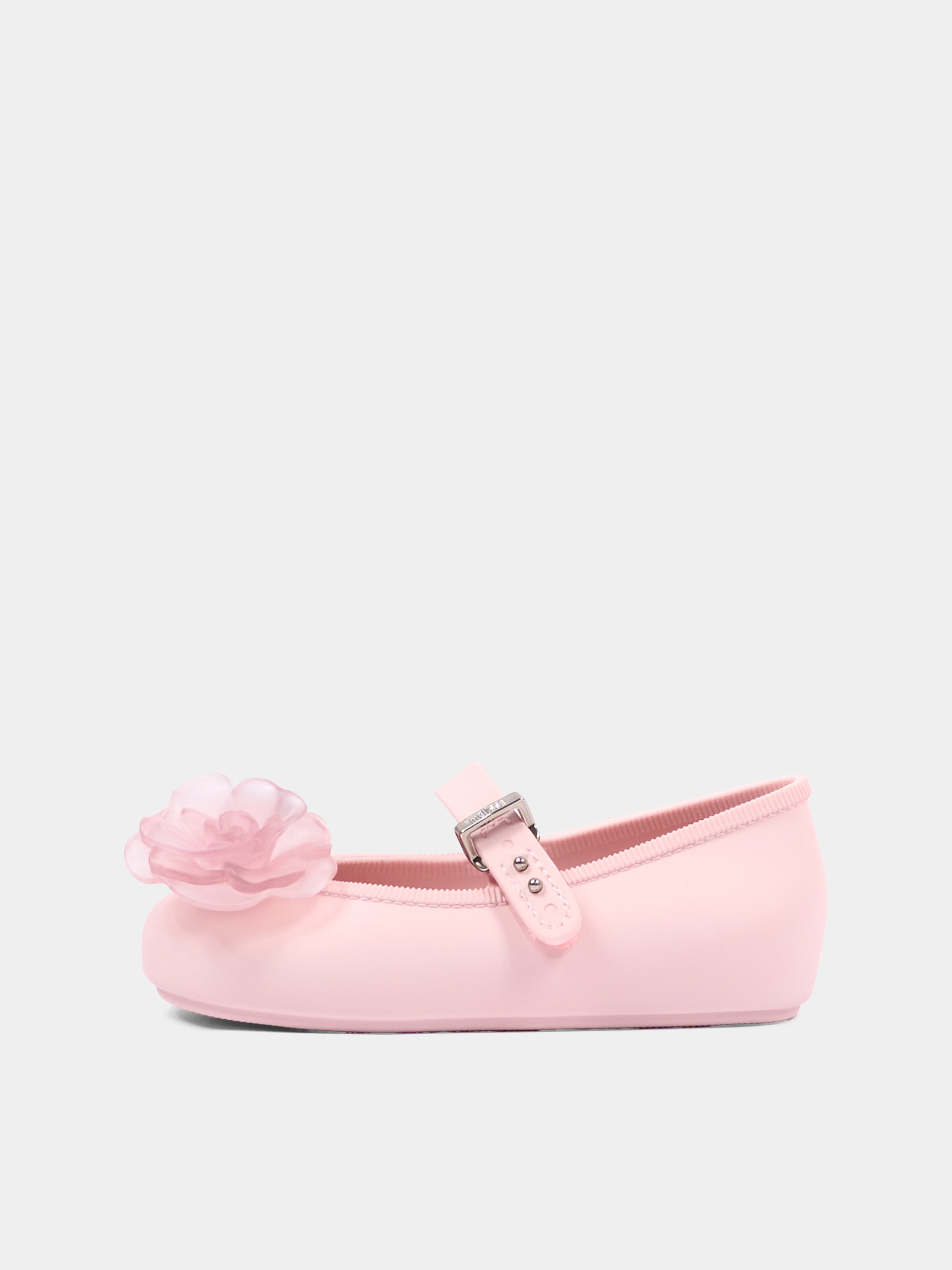 Ballerine rosa per bambina con fiore,Mini Melissa,S-37823-BO980