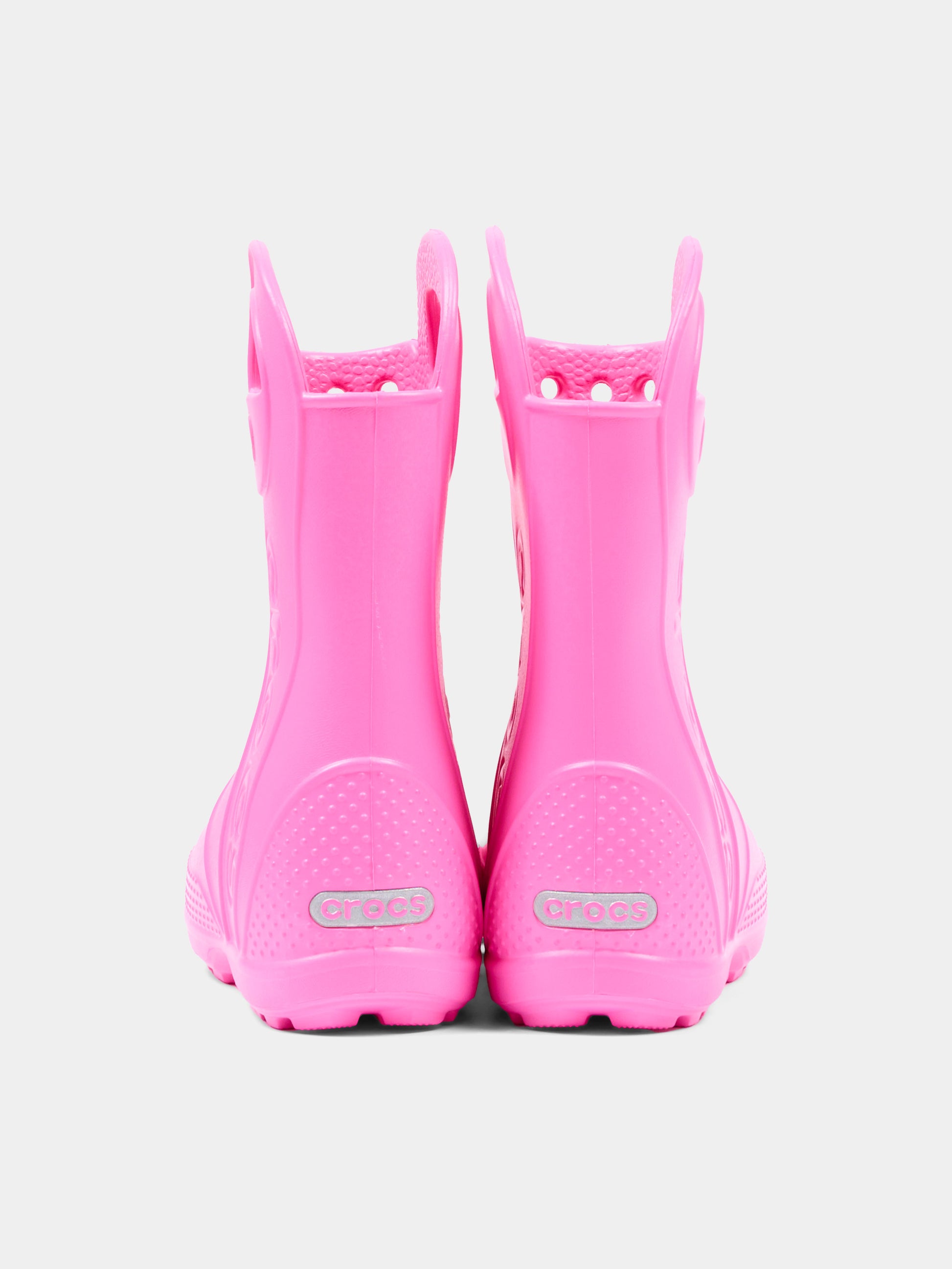 Stivali da pioggia fucsia per bambina,Crocs,211052 PKCR