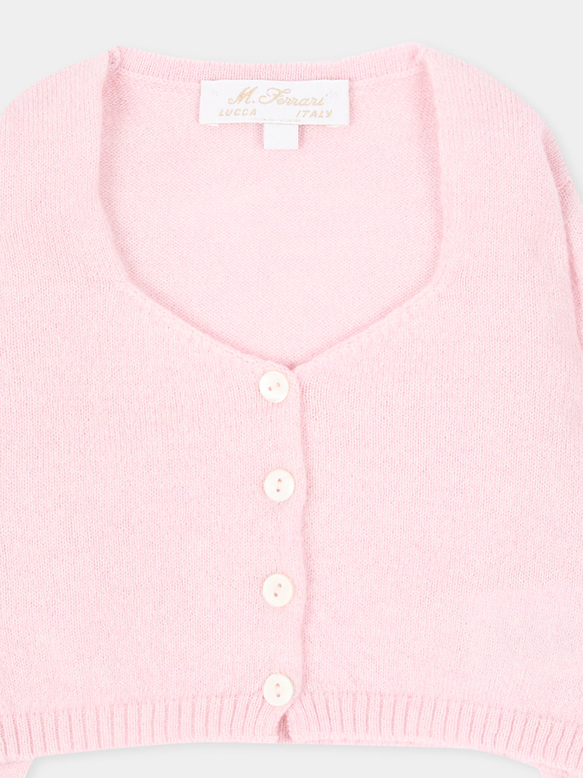 Cardigan rosa per neonata,Mariella Ferrari,MGU19 141