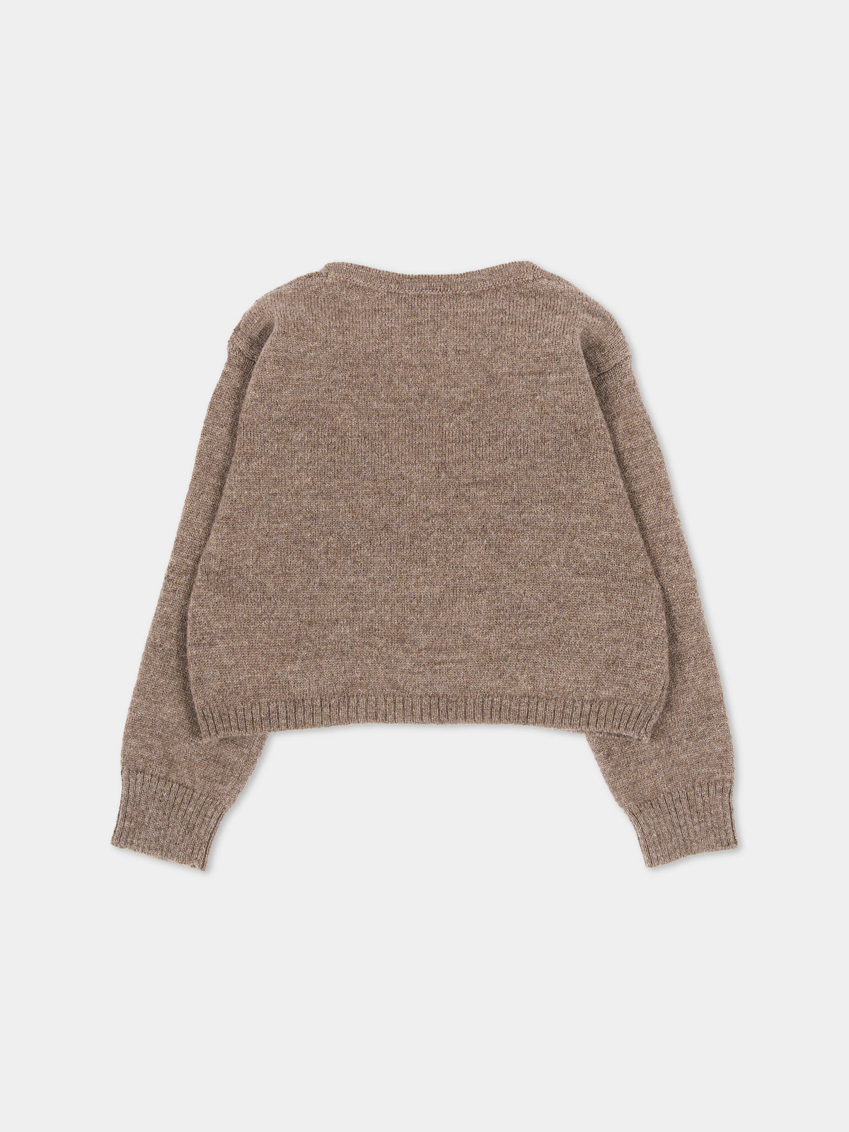 Cardigan marrone per neonata,Mariella Ferrari,MGU19 153