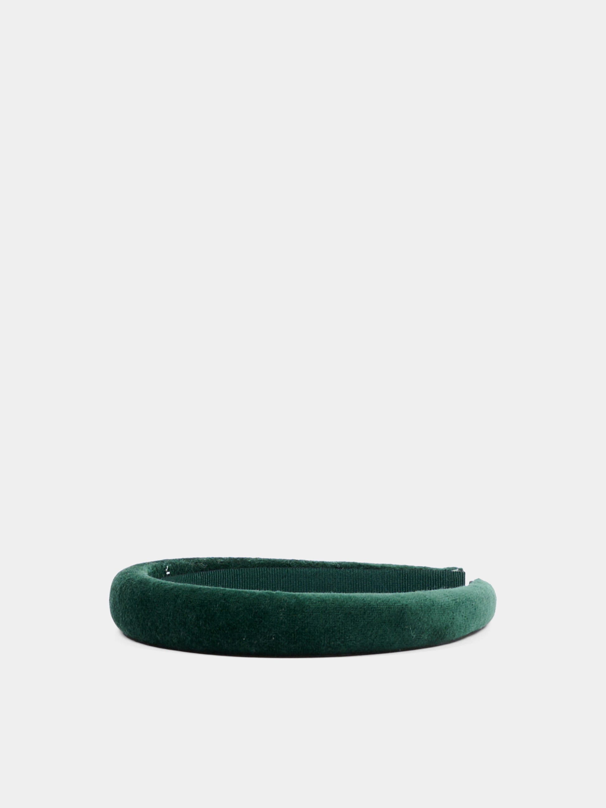 Cerchietto verde per neonata,Mariella Ferrari,BTC3 069