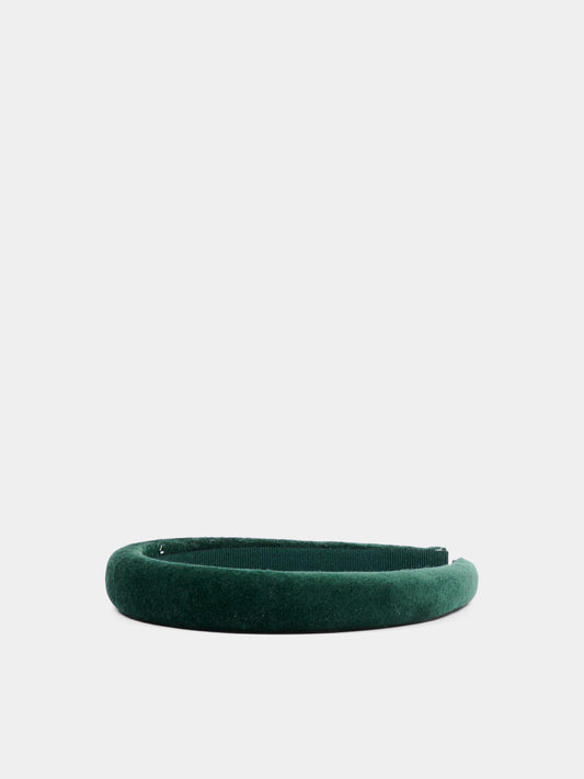 Cerchietto verde per neonata,Mariella Ferrari,BTC3 069
