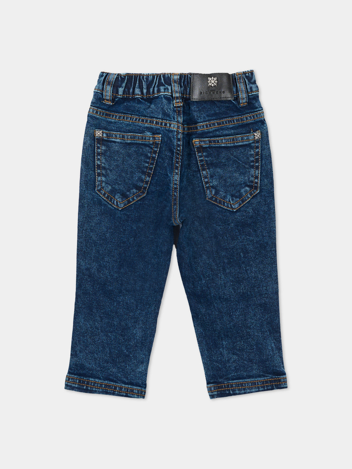 Jeans denim per neonato,Richmond,RIA26012JE D.BLUE_DK DENIM BLUE DARK