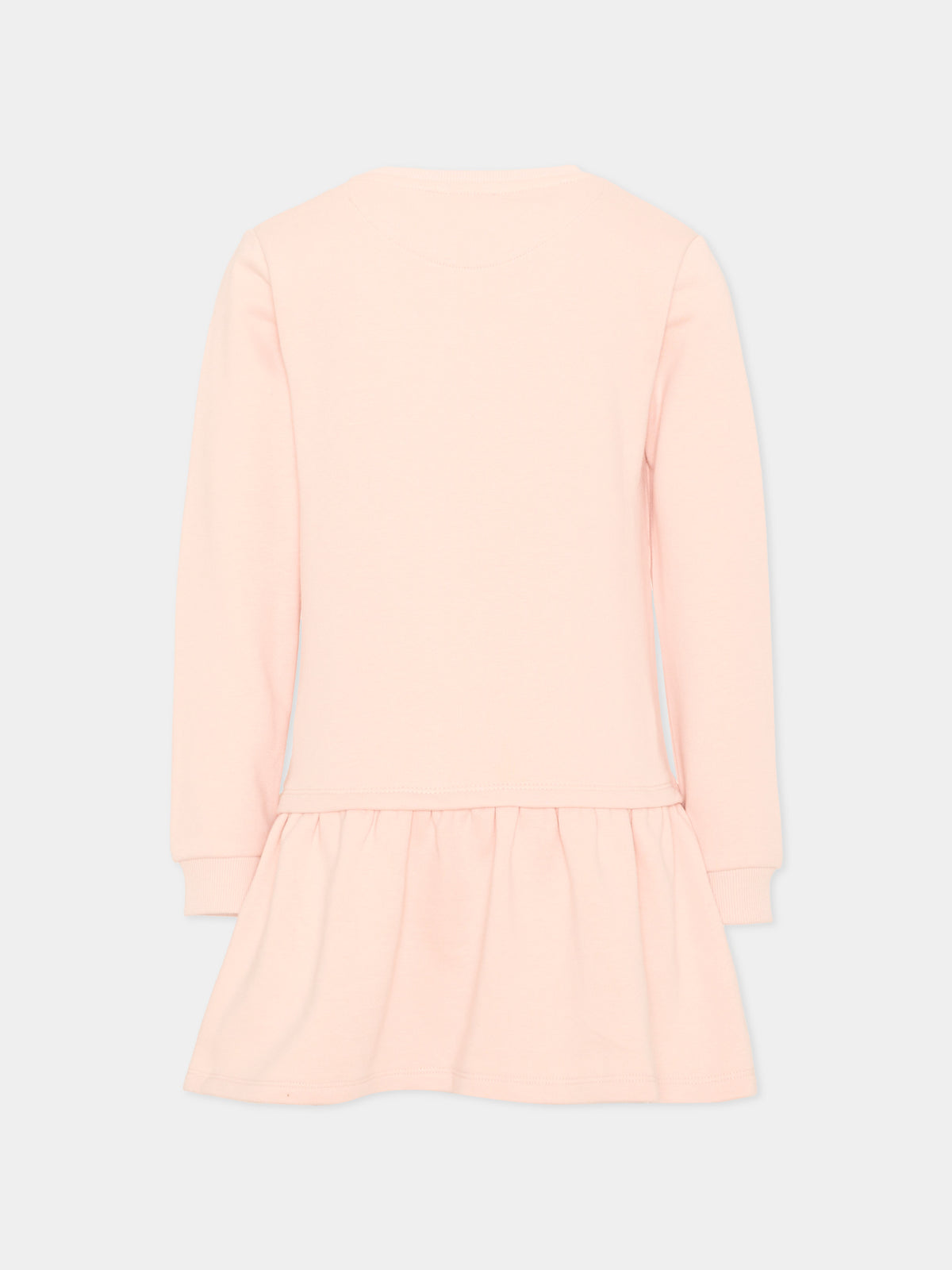 Vestito rosa per bambina con logo,Trussardi Junior,TIA26026VE BLUSH BLUSH