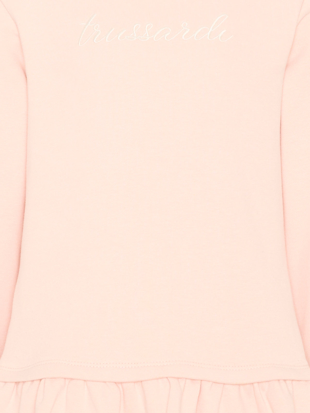 Vestito rosa per bambina con logo,Trussardi Junior,TIA26026VE BLUSH BLUSH