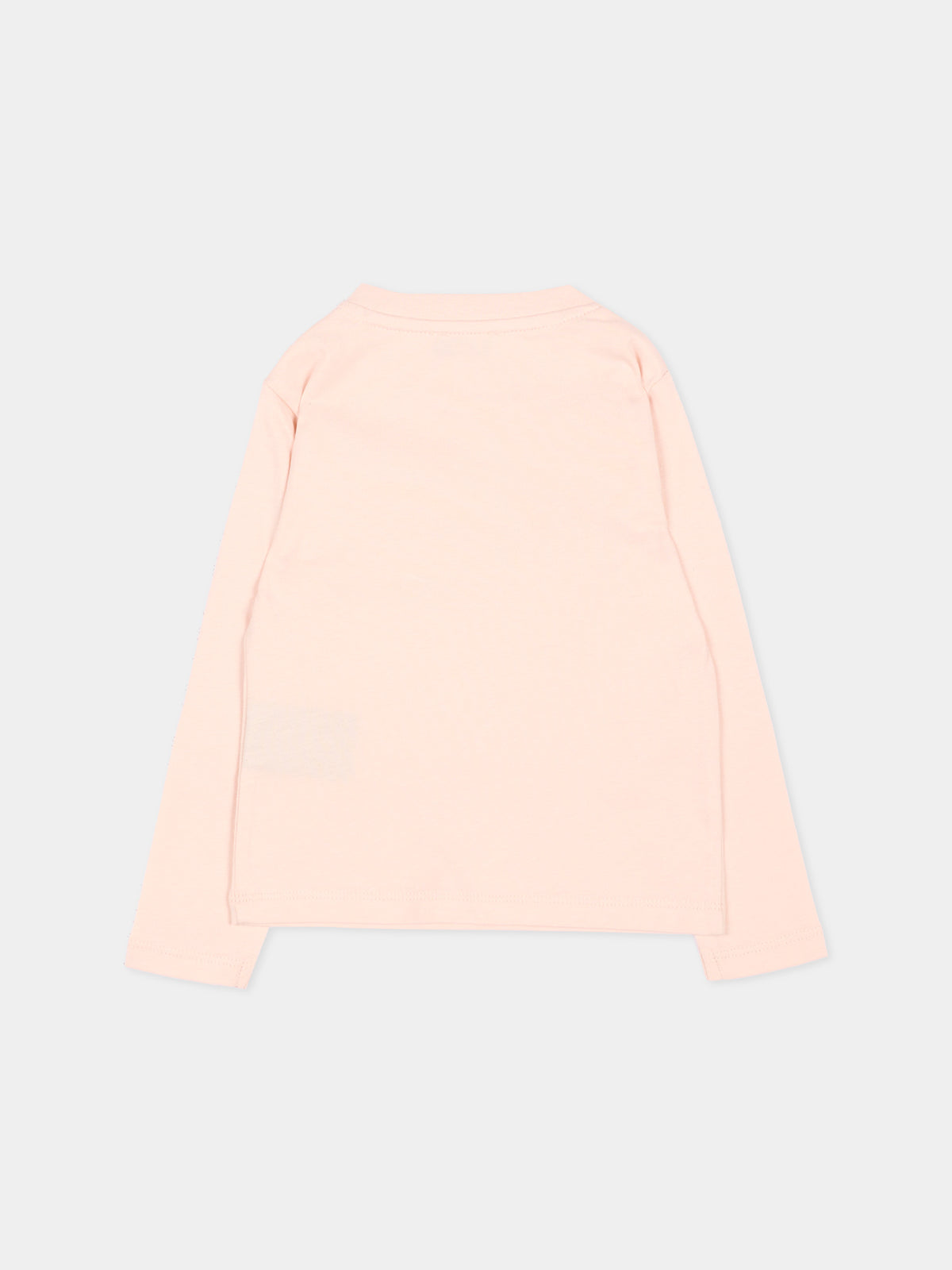 T-shirt rosa per neonata con logo,Trussardi Junior,TIA26025TS BLUSH BLUSH