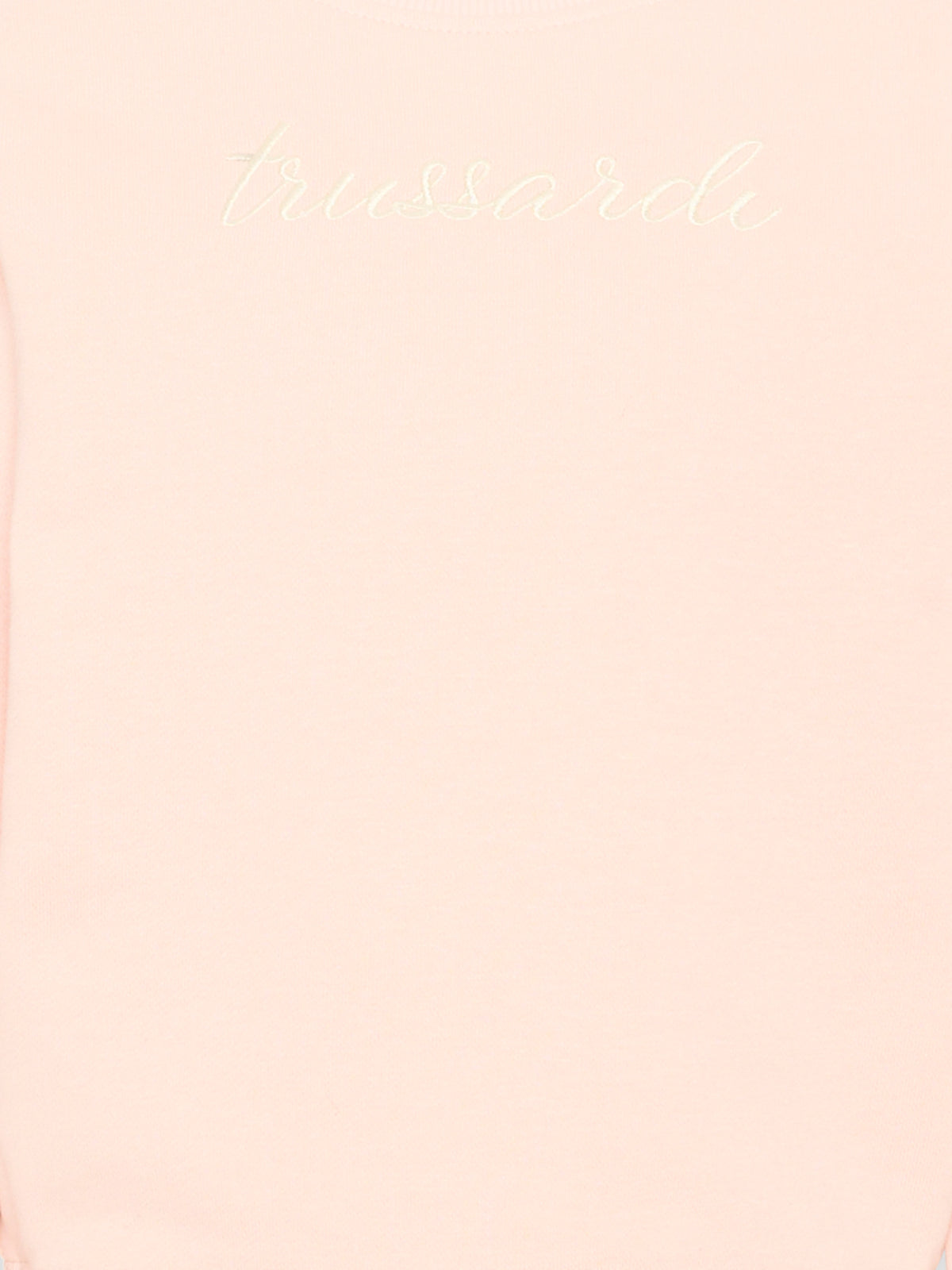 Felpa rosa per bambina con logo,Trussardi Junior,TIA26031FE BLUSH BLUSH