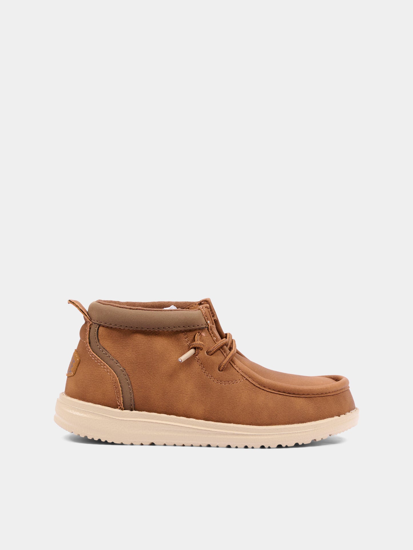 Sneakers marroni per bambino,Hey Dude,44224 2DU HDY2