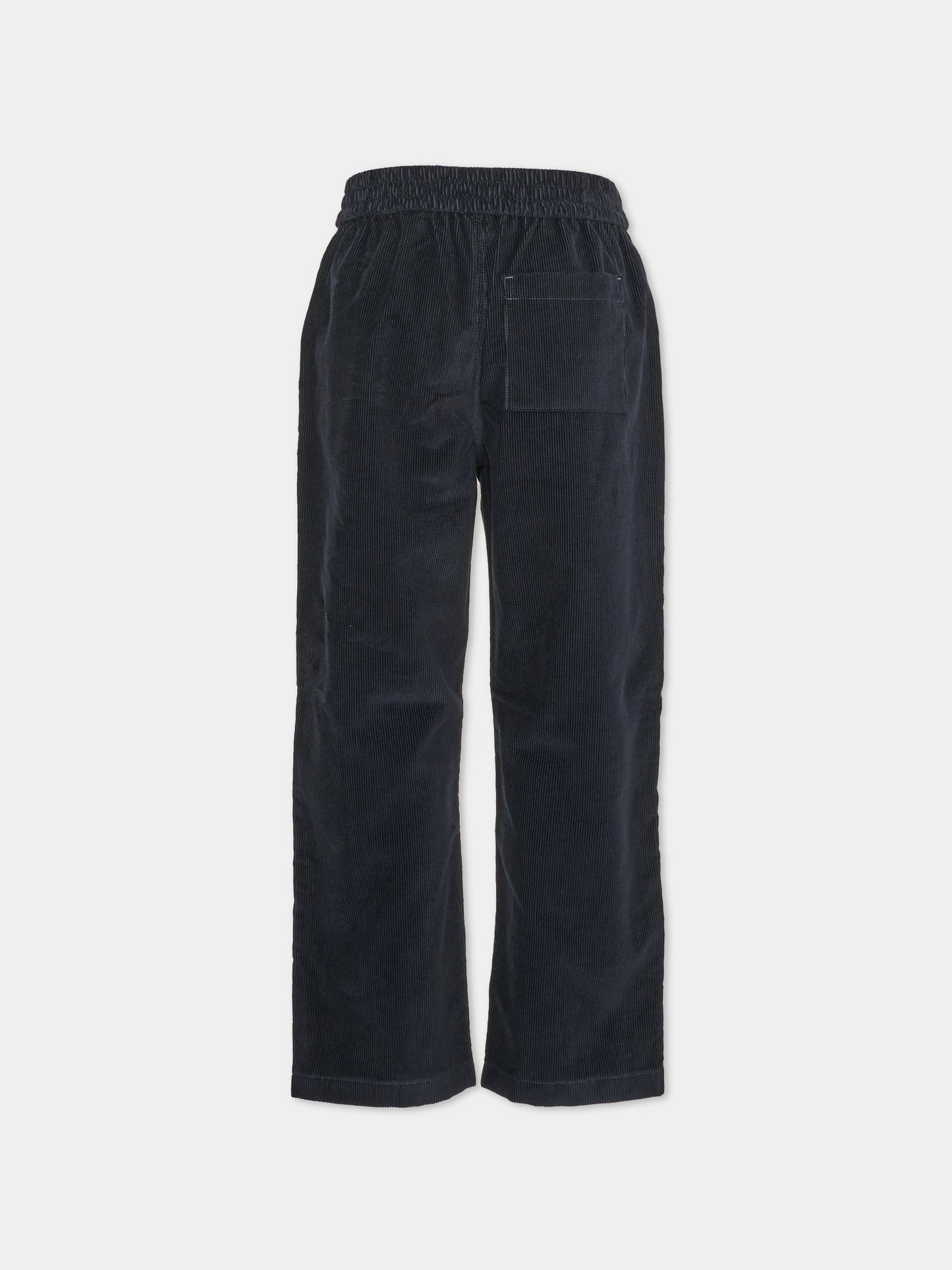 Pantalone blu per bambini in velluto,Burberry Kids,8131118 C3795