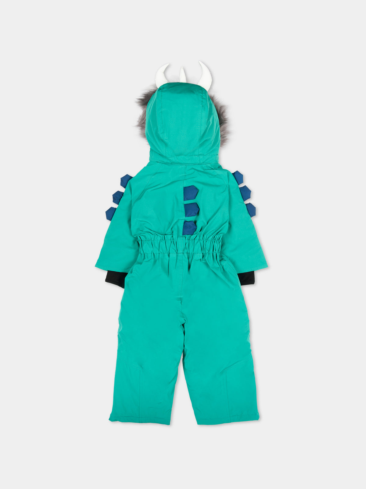 Tuta da neve verde Spike The Dino per bambino