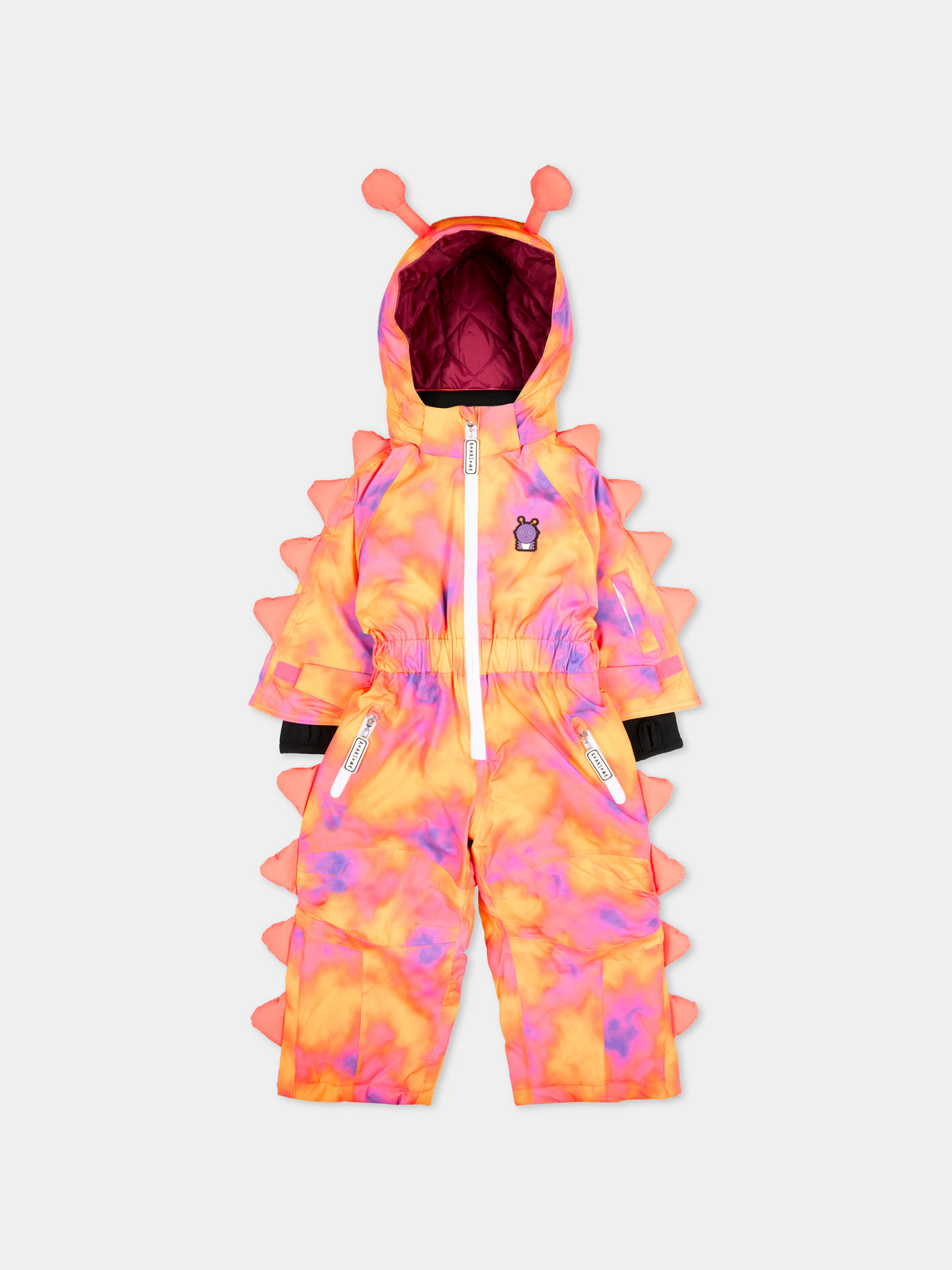 Tuta da neve multicolor Camo The Alien per bambini,Roarsome,ALIEN SOLAR FLARE SKI SUITS