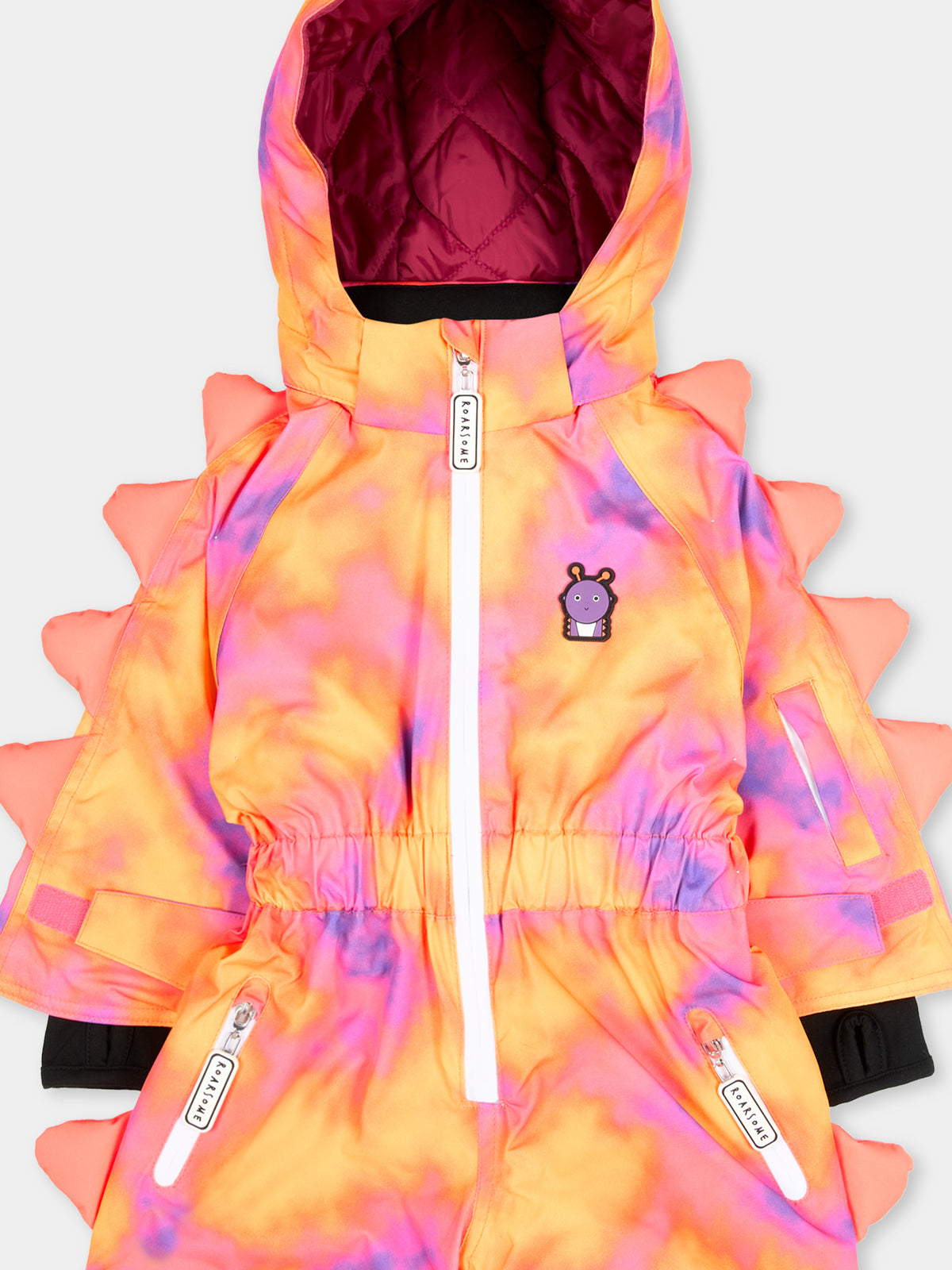 Tuta da neve multicolor Camo The Alien per bambini,Roarsome,ALIEN SOLAR FLARE SKI SUITS