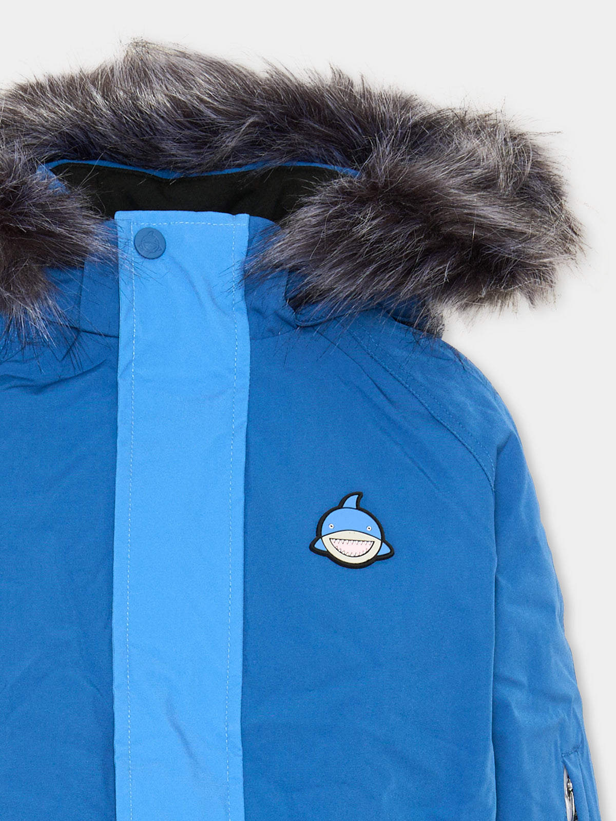 Piumino da neve azzurro Reef The Shark per bambino,Roarsome,REEF THE SHARK SKI JACKET
