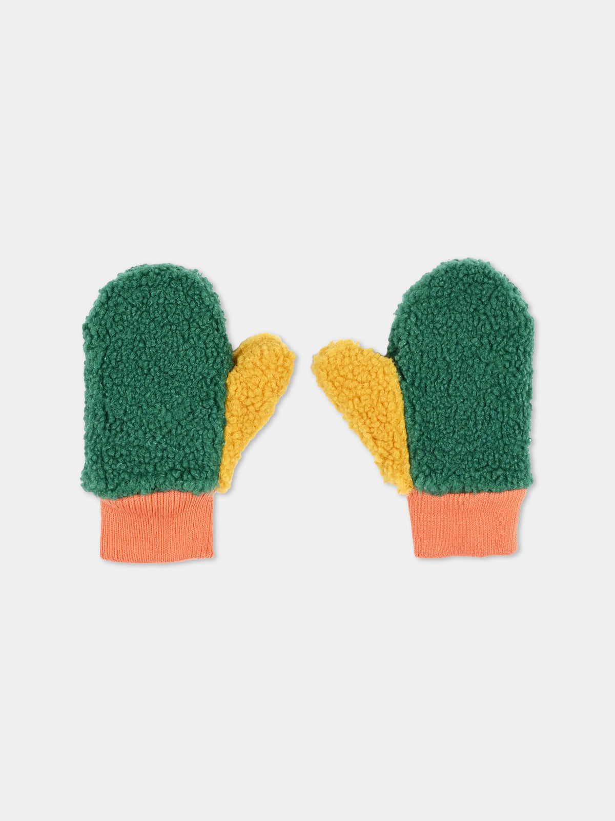 Guanti multicolor per bambino,Roarsome,GREEN MITTENS