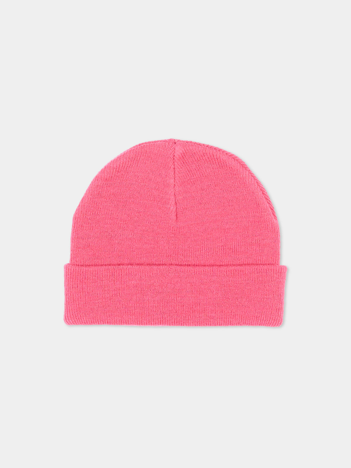 Berretto fucsia per bambina con logo,Roarsome,RASPBERRY BEANIES
