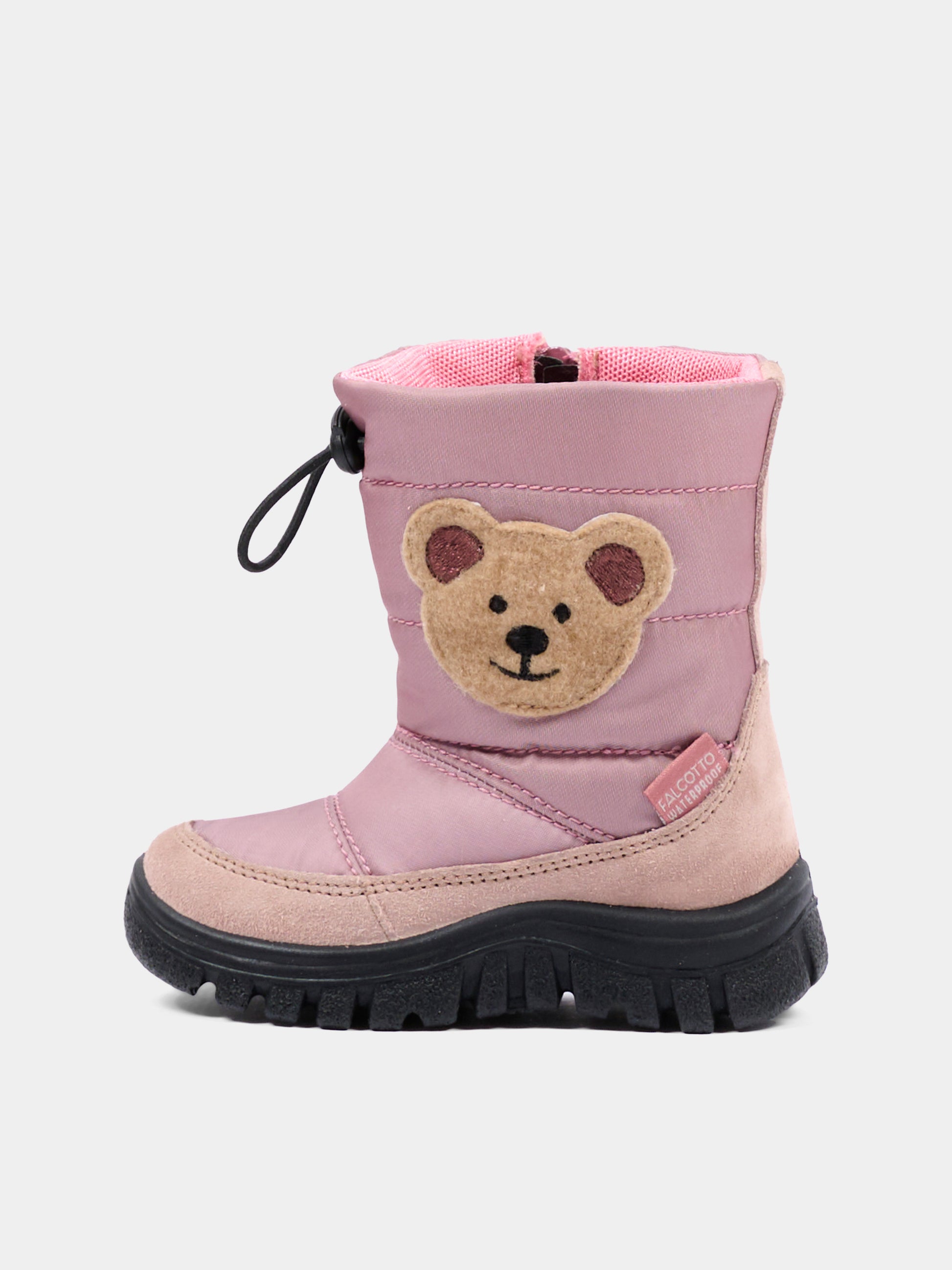 Stivali da neve rosa per neonata con orsetto,Falcotto,001 3001596 01 0M01