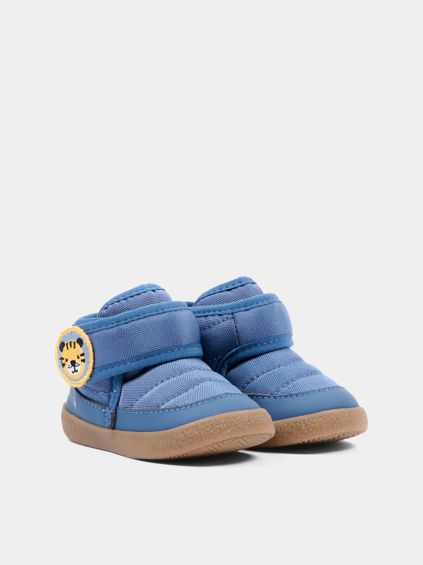 Sneakers blu per neonato con tigre,Falcotto,001 2502496 01 0C25