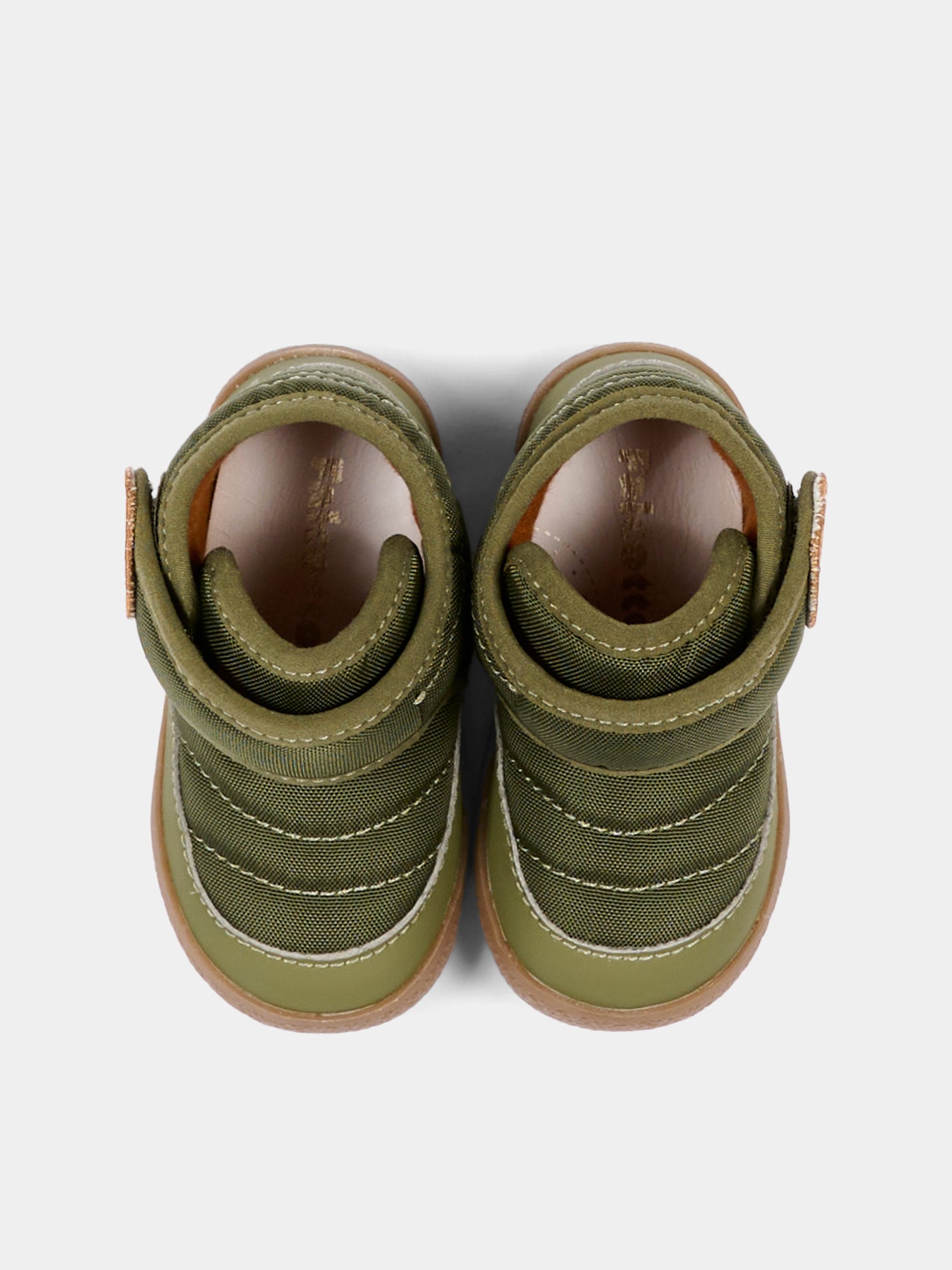 Sneakers verdi per neonato con leone,Falcotto,001 2502496 01 0F25
