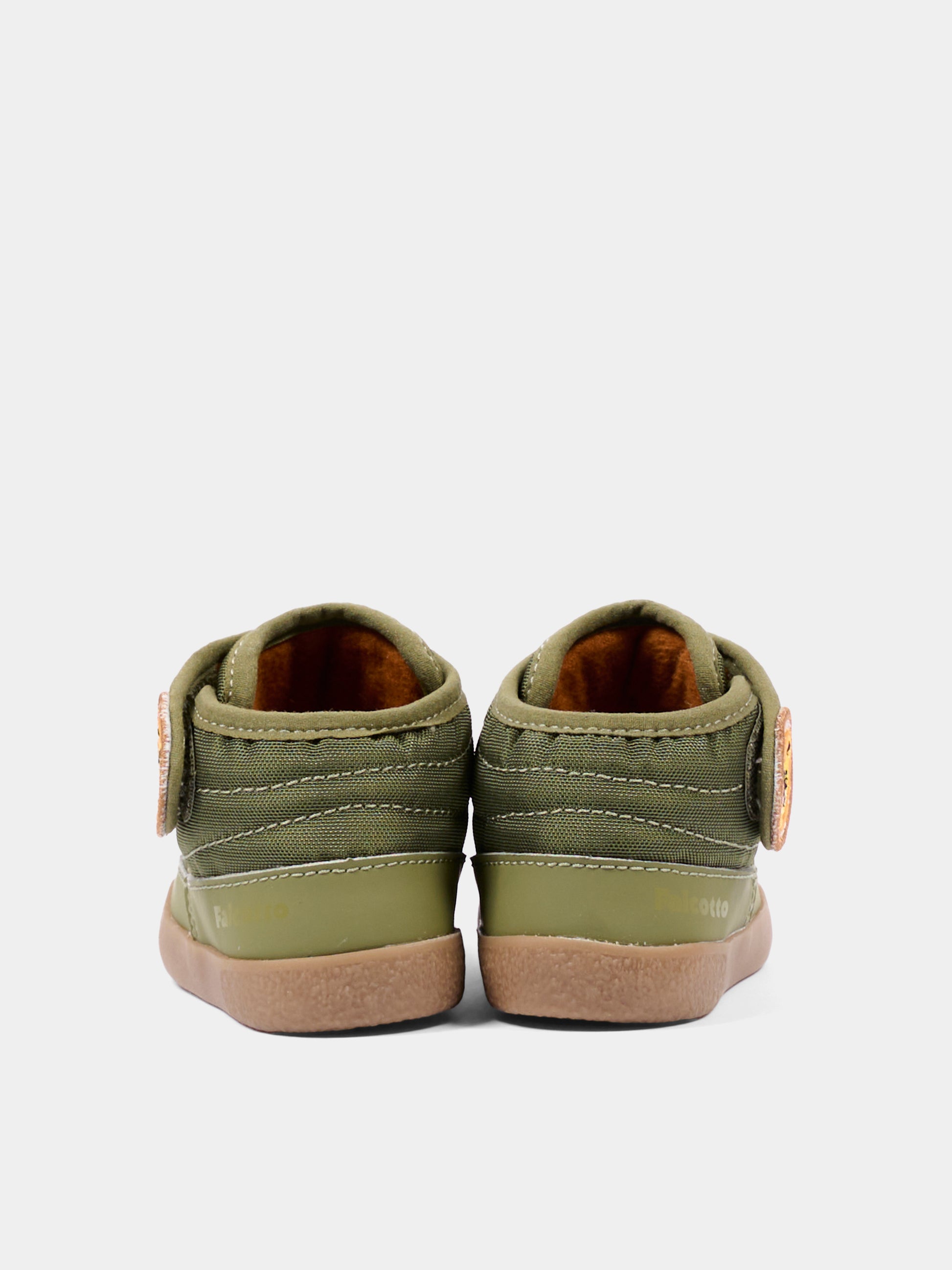 Sneakers verdi per neonato con leone,Falcotto,001 2502496 01 0F25