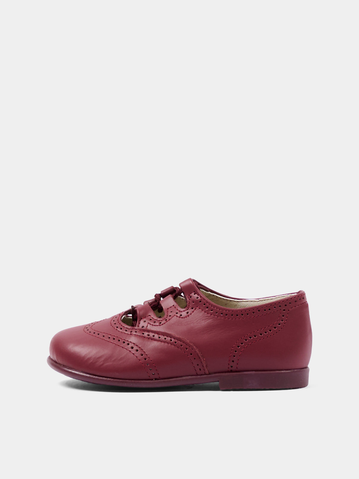 Scarpe stringate bordeaux per neonato,Pisamonas,0033 BURDEOS