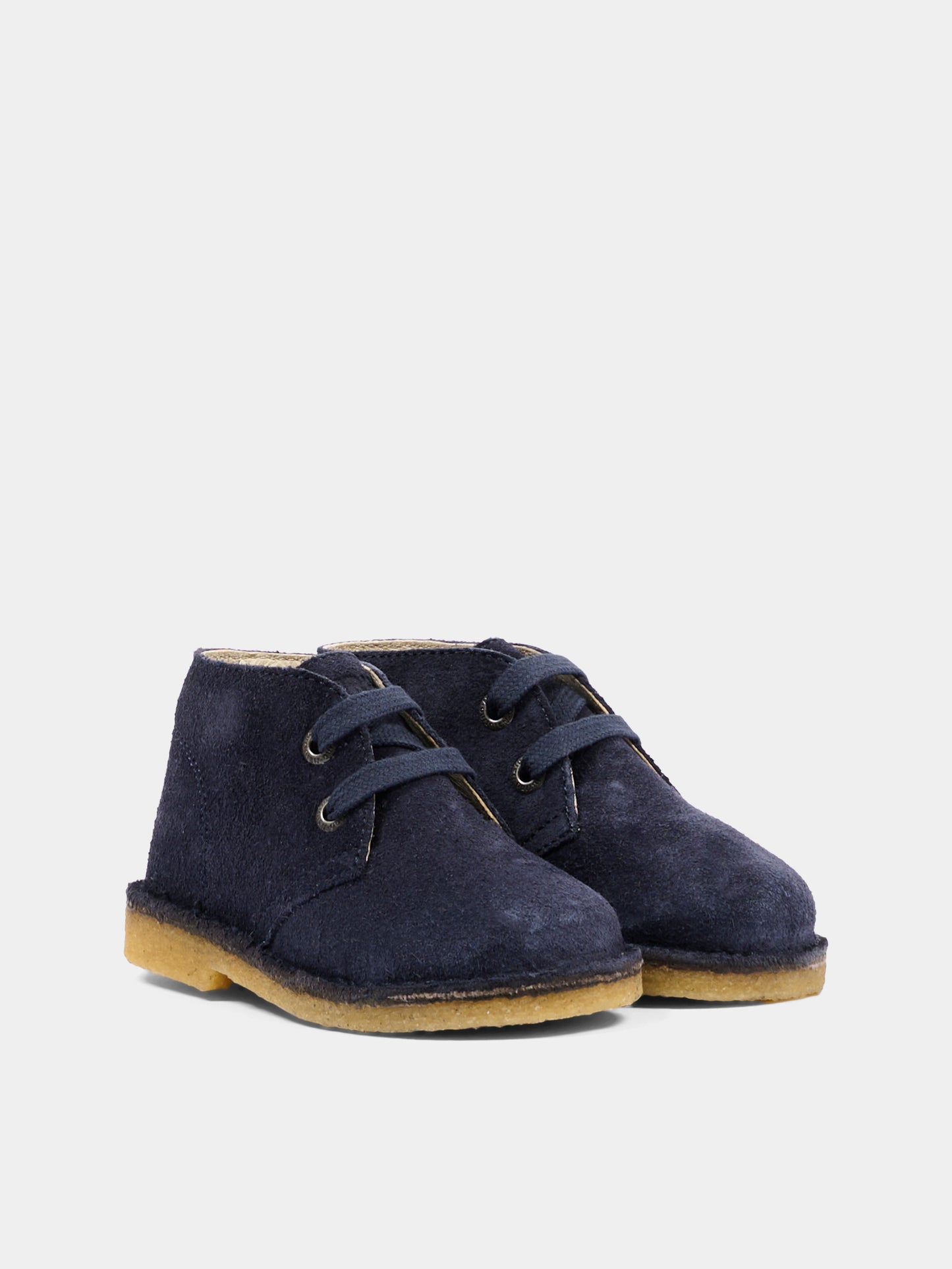 Sneakers blu per neonato in suede,Naturino,001 2014141 01 0C01