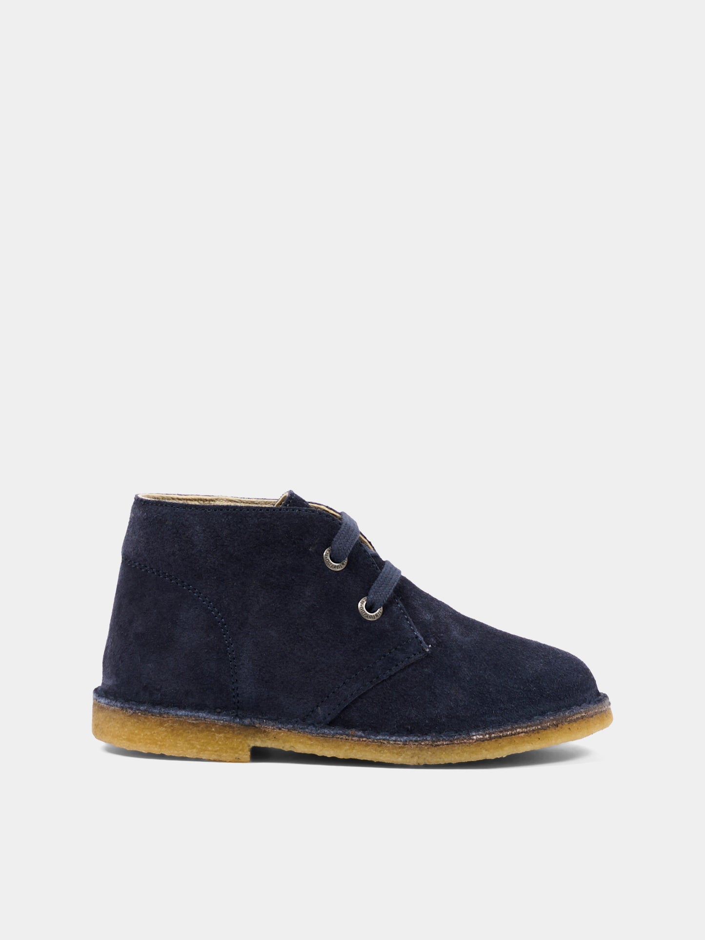 Stivaletti blu per bambino in suede,Naturino,001 2014141 01 0C01