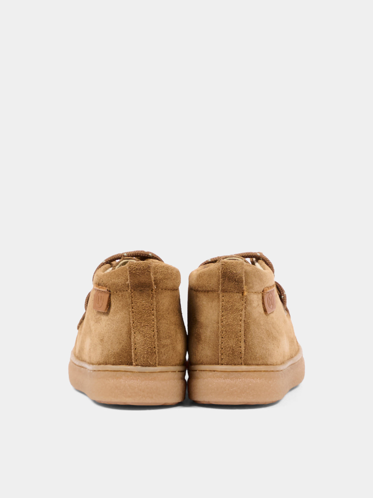 Stivaletti beige per neonato in suede,Naturino,001 2018103 01 0D06