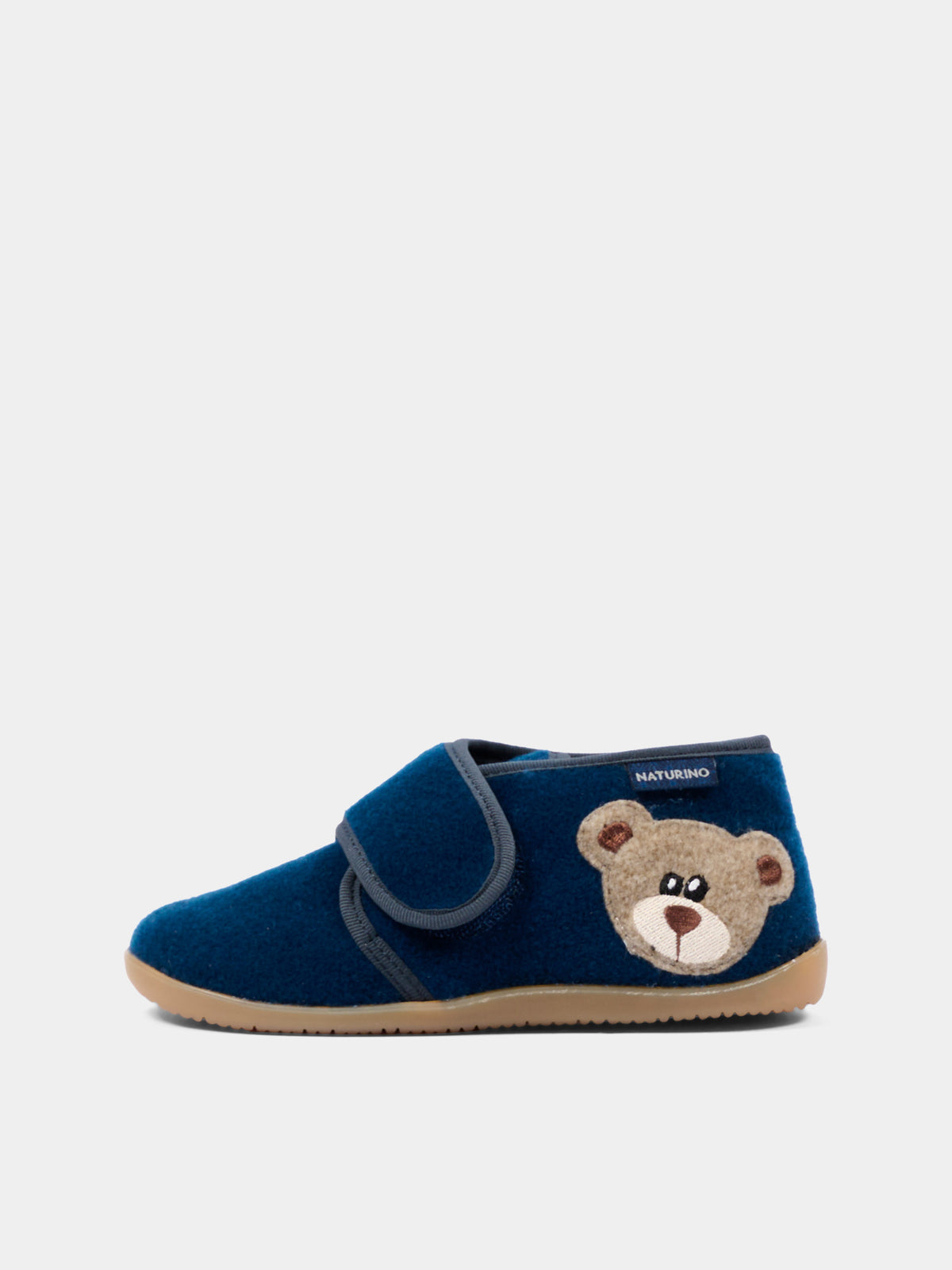 Pantofole blu per bambino con orsetto,Naturino,001 4000627 01 0C01
