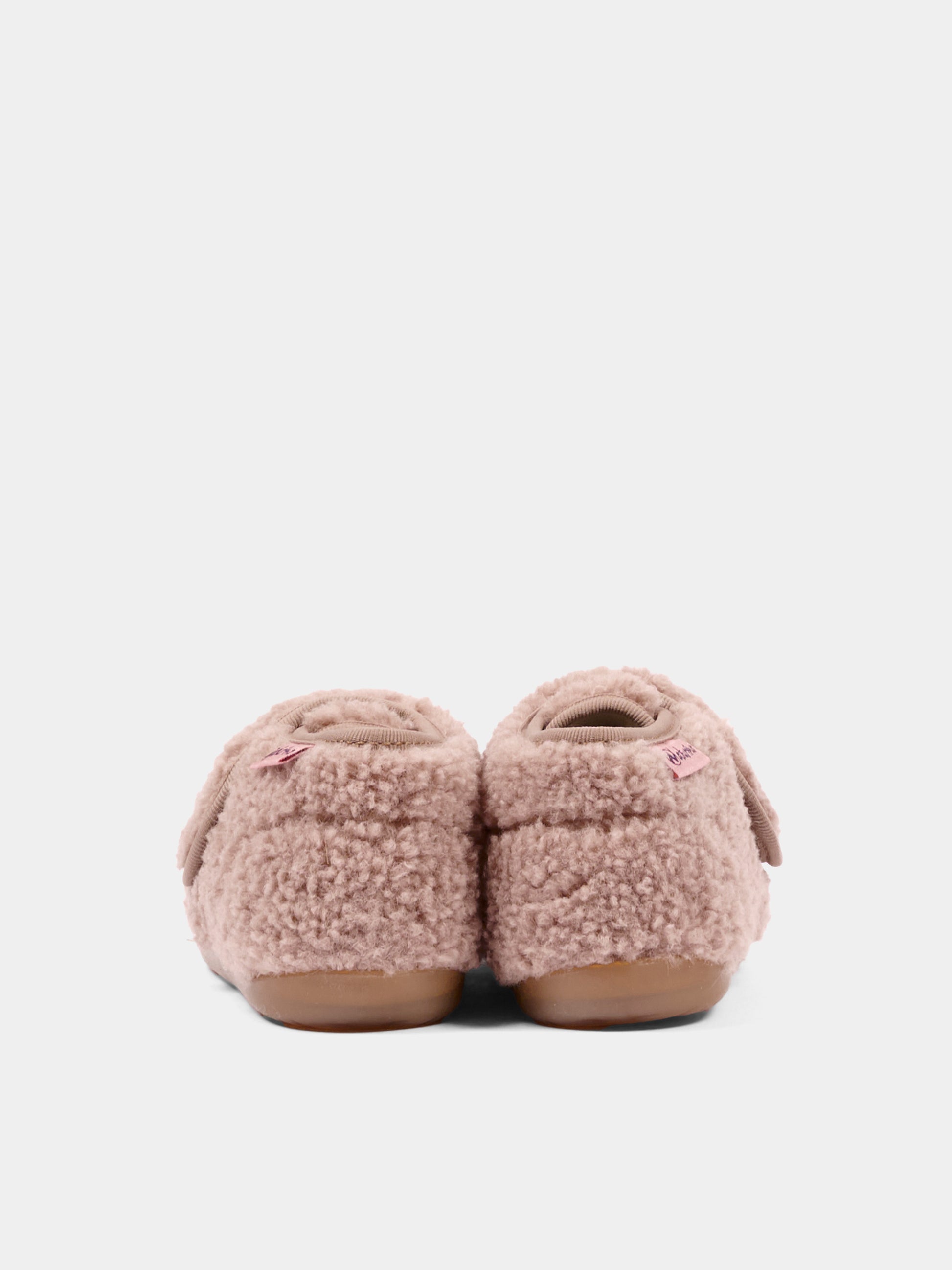 Pantofole rosa per neonata con strappo,Naturino,001 4000673 55 0M01