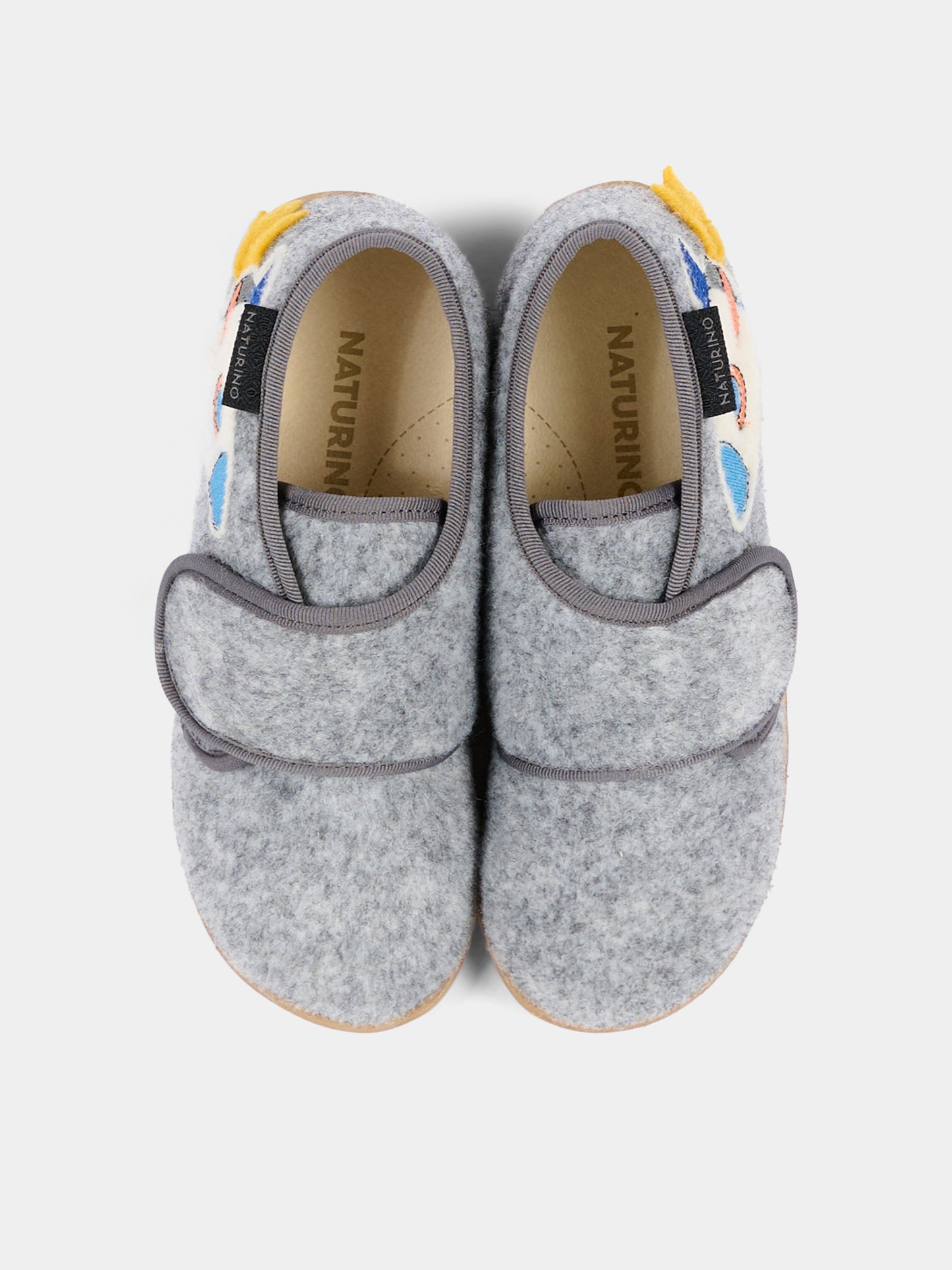 Pantofole grigie per bambino con razzo,Naturino,001 4000737 01 0B03