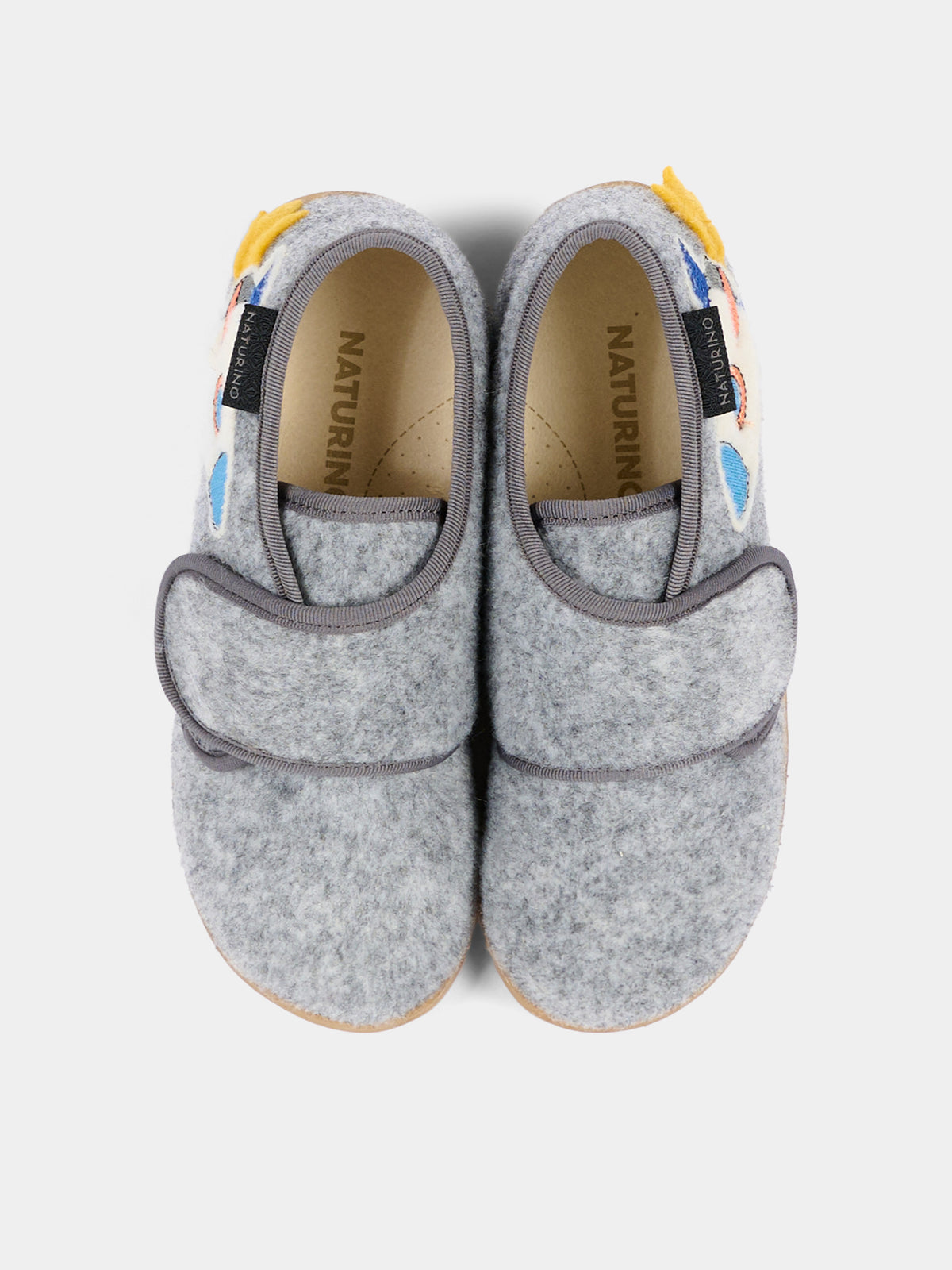 Pantofole grigie per bambino con razzo,Naturino,001 4000737 01 0B03