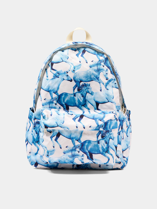 Zaino avorio con cavalli per bambina