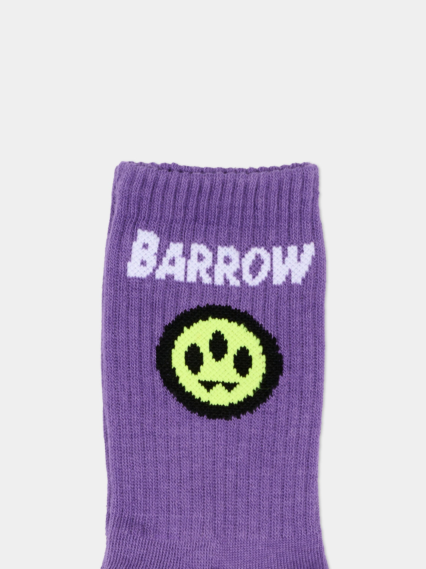 Calza Spugna viola per bambini con logo,Barrow,F6BKJUSO111 410
