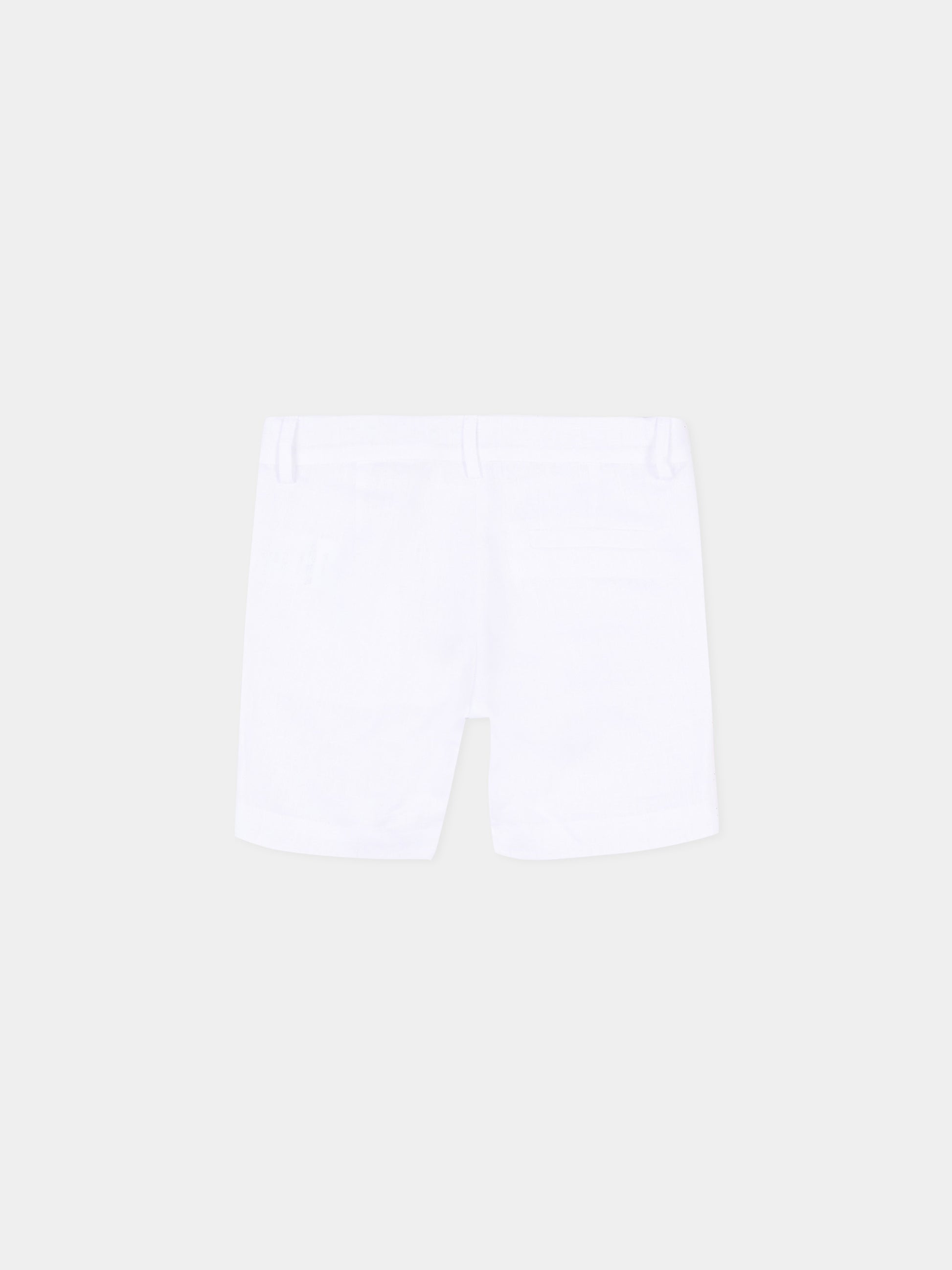 Pantaloni casual bianchi per neonato,Little Bear,3236 BIANCO