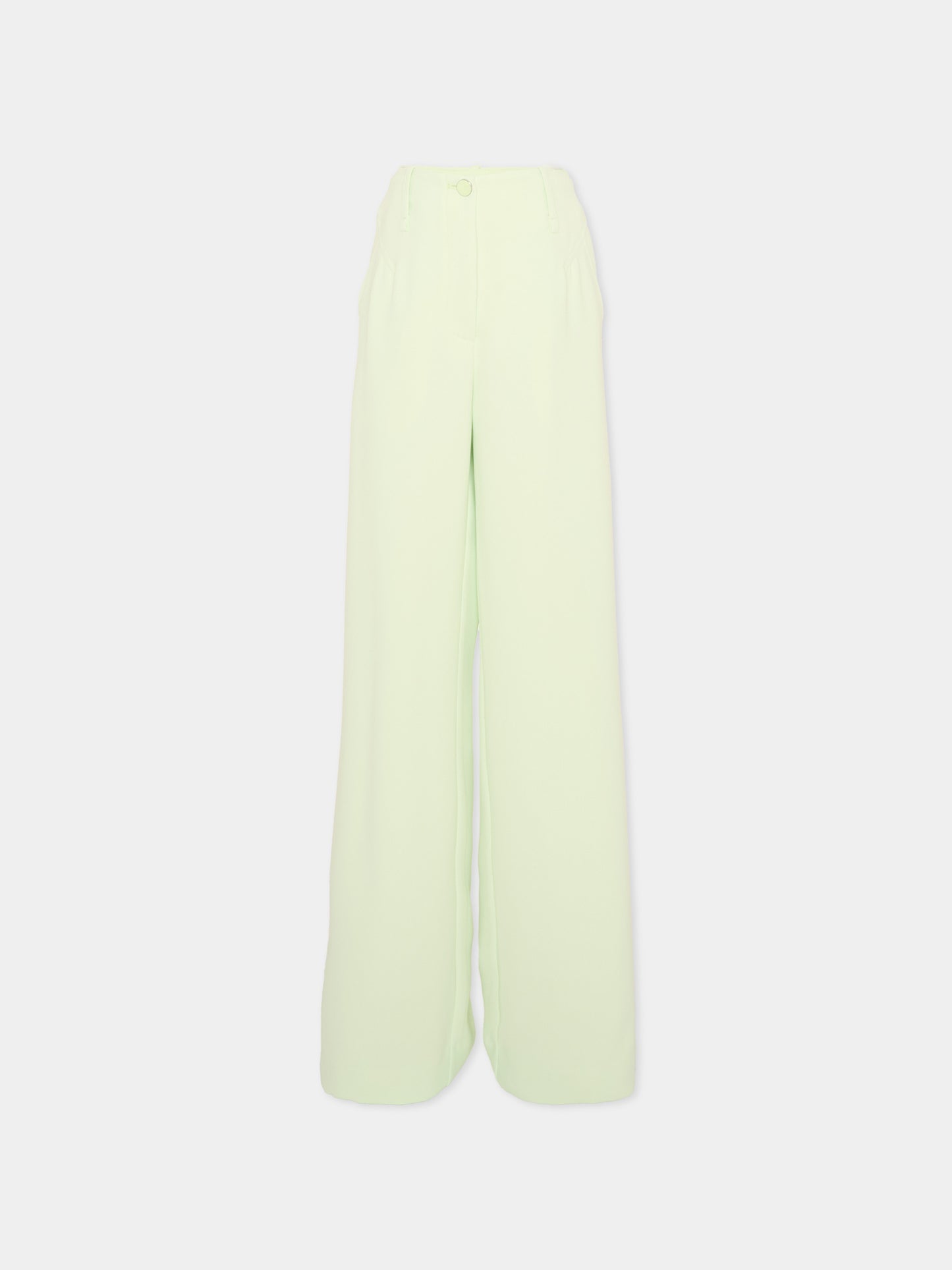Pantaloni eleganti verde per bambina,Monnalisa,71G404 7303 0020