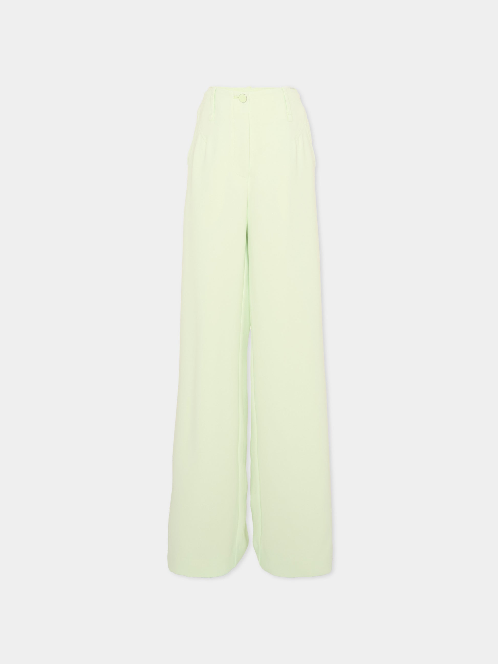 Pantaloni eleganti verde per bambina,Monnalisa,71G404 7303 0020