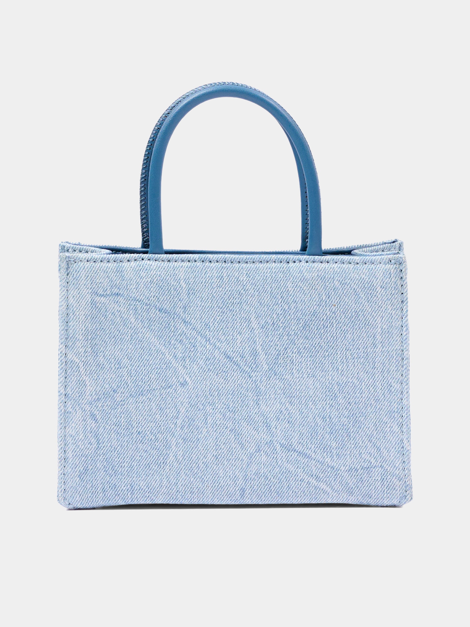Borsa denim per bambina con logo,Diesel,J02529 P1730 H8457