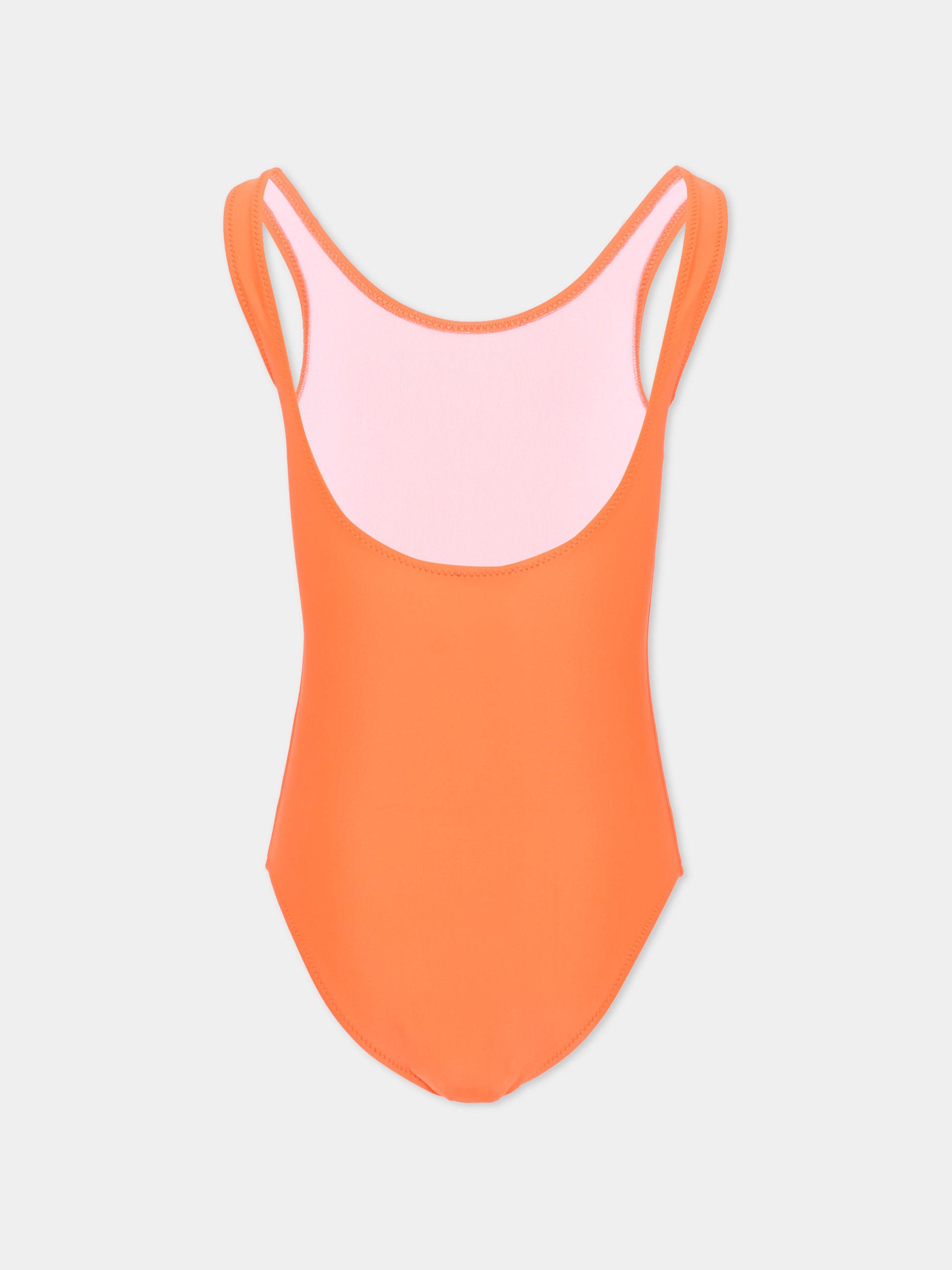 Costume intero arancione per bambina,Missoni,MYCA69 Z0559 473