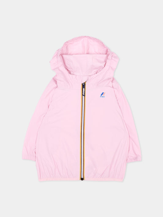 Giacche a vento rosa per neonata,K-way,K2137XW V18