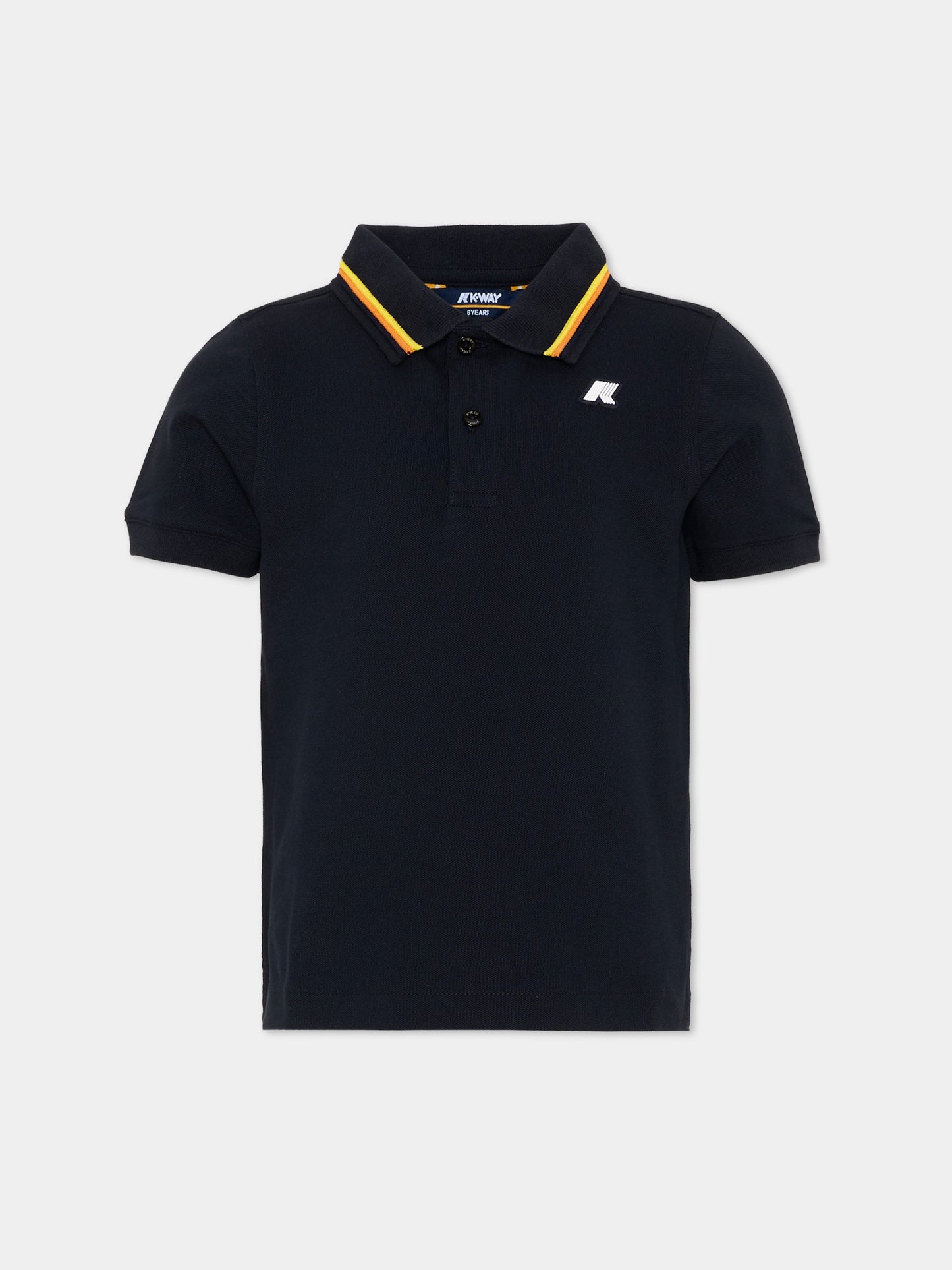 Polo blu per bambino,K-way,K6126MW K89
