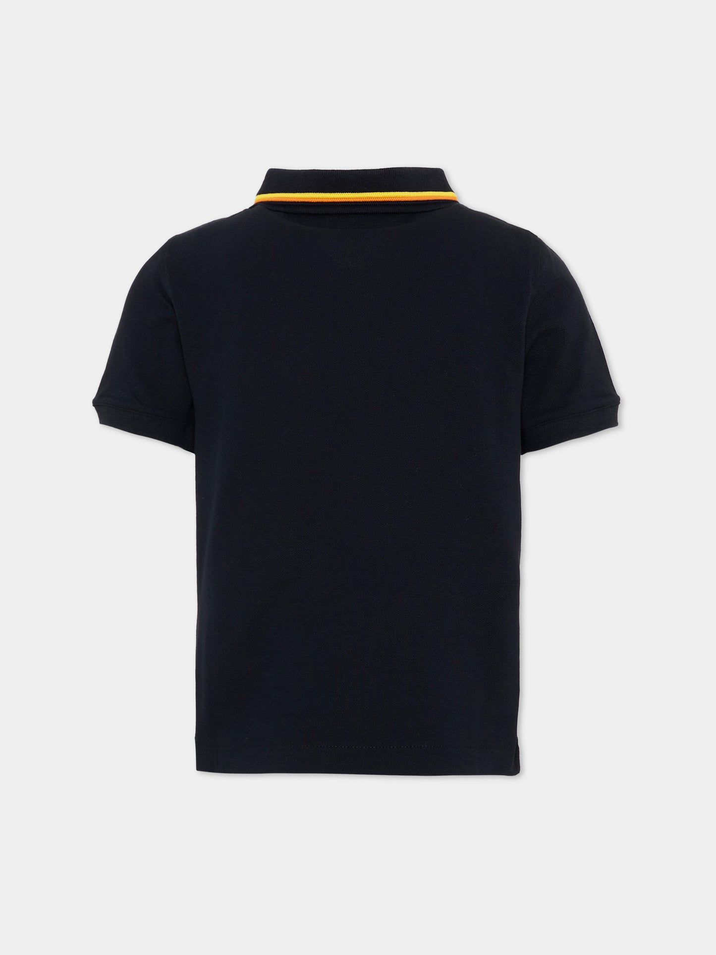 Polo blu per bambino,K-way,K6126MW K89