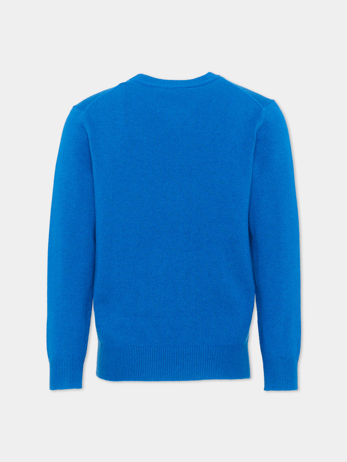 Maglione blu per bambino con intarsio,Mc2 Saint Barth,DOU0001 01213M
