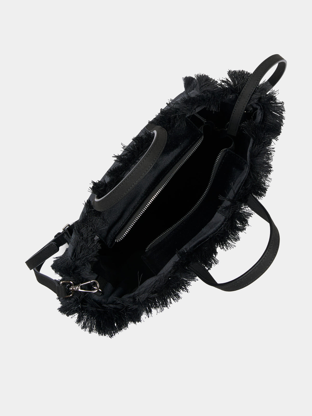 Borsa nera Colette in velluto per bambina,Mc2 Saint Barth,COL0049 00474M